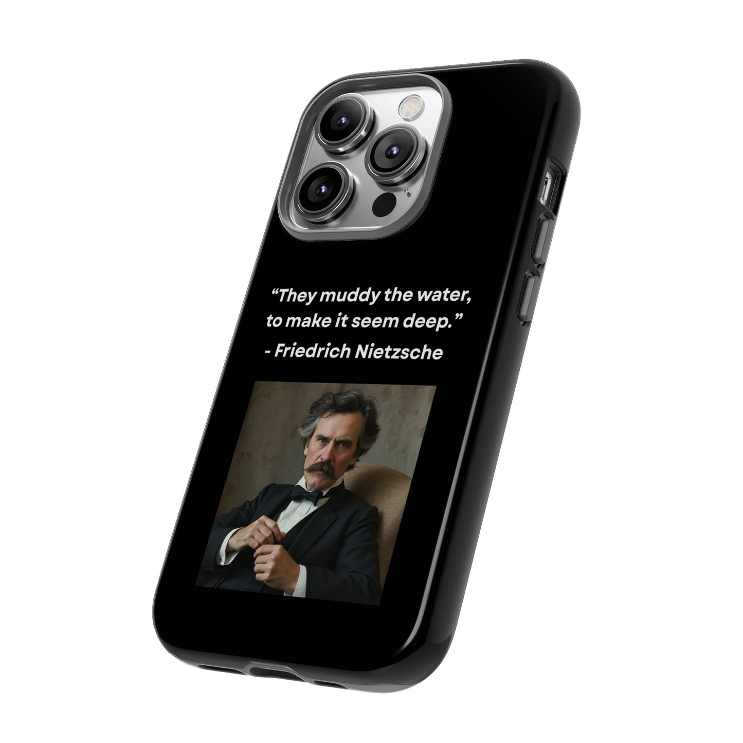 “False Depth” – Friedrich Nietzsche Quote Tough Phone Case
