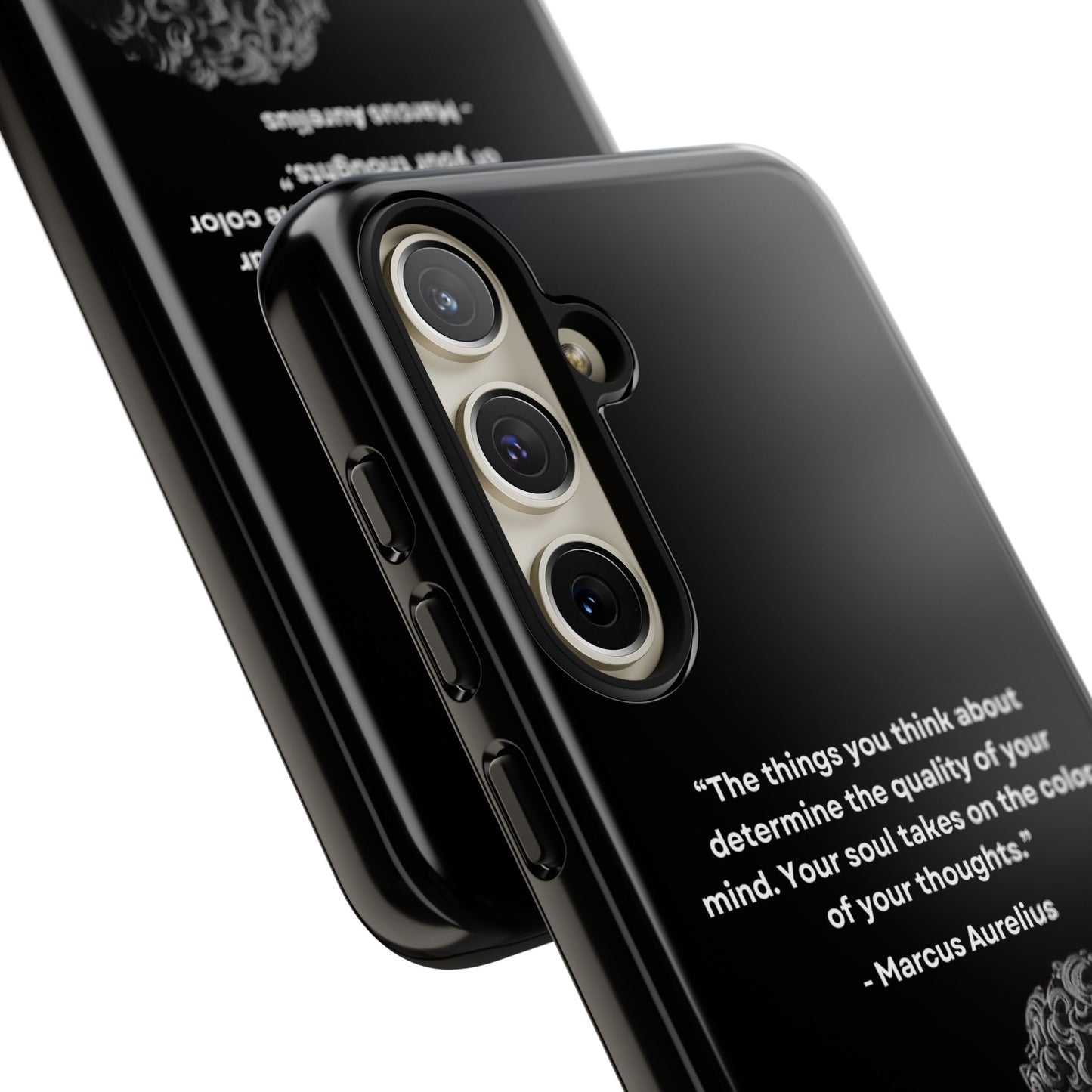 “Color of Thought” – Marcus Aurelius Quote Tough Phone Case