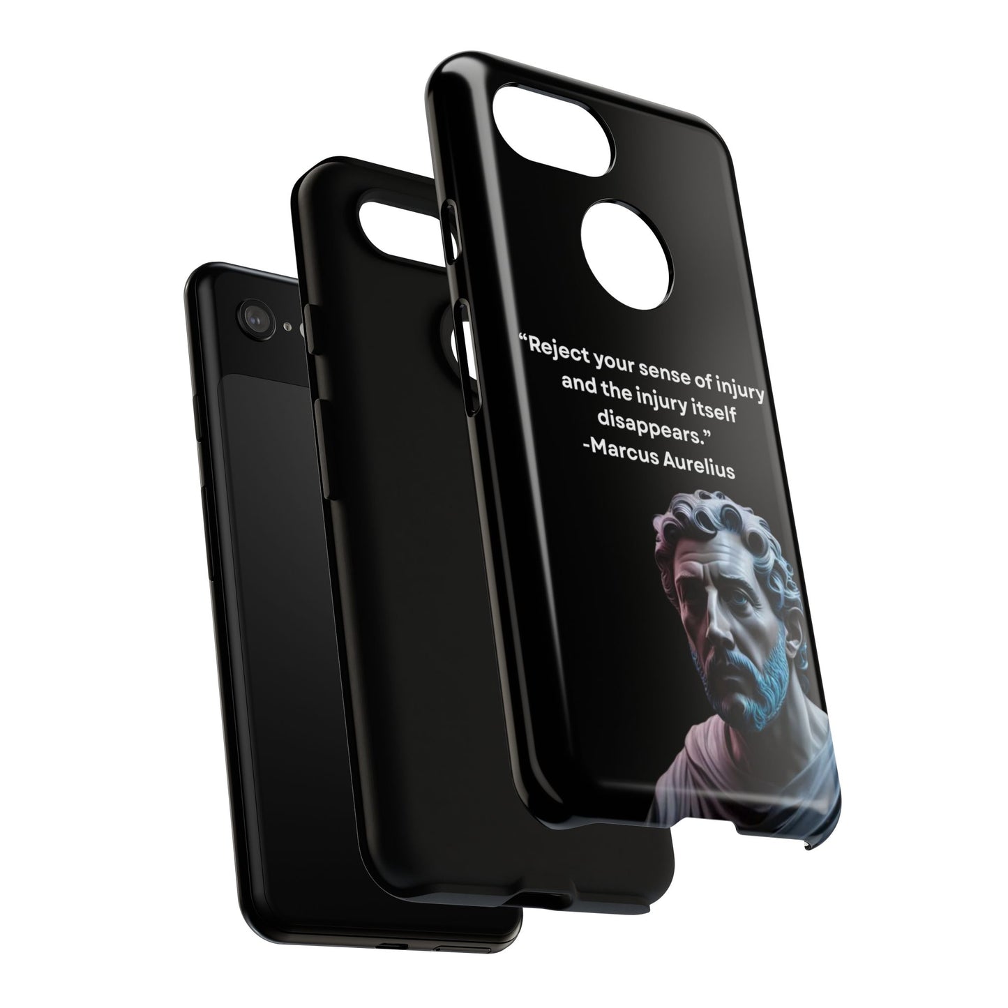 “Strength Within” – Marcus Aurelius Quote Tough Phone Case