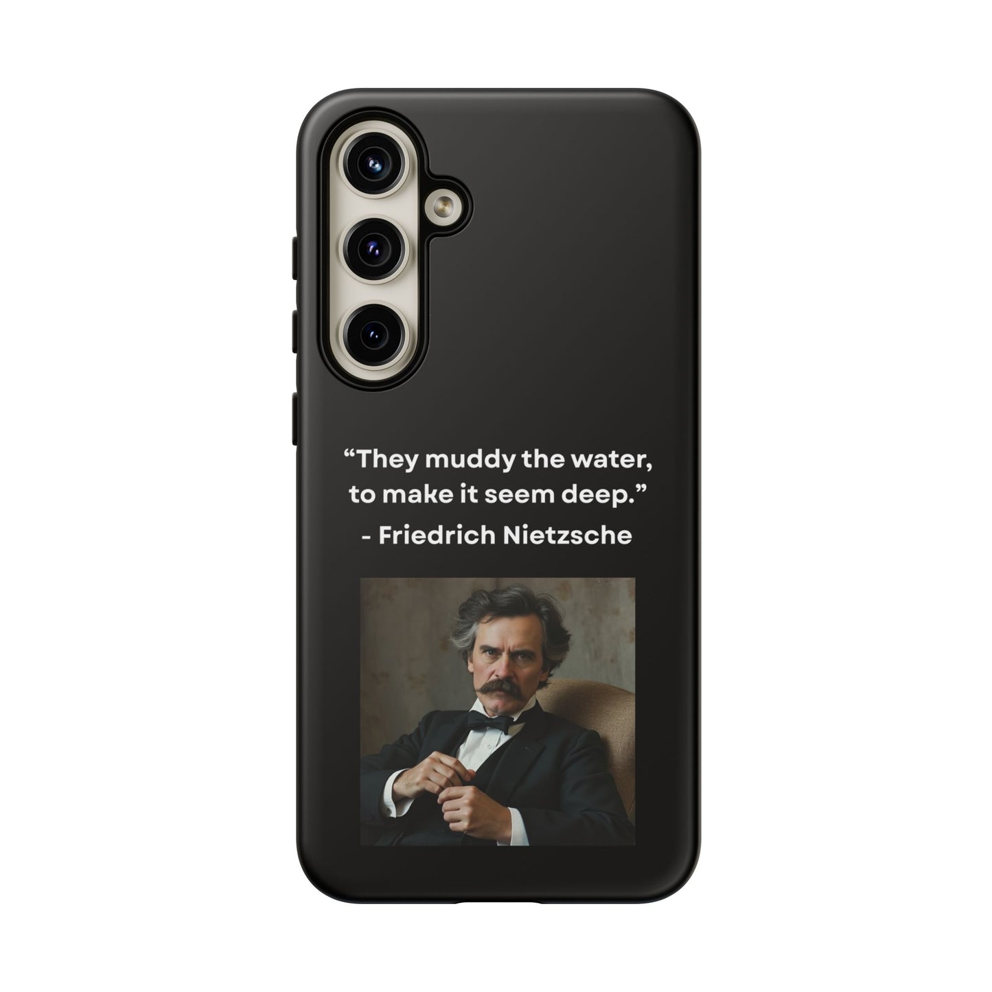 “False Depth” – Friedrich Nietzsche Quote Tough Phone Case