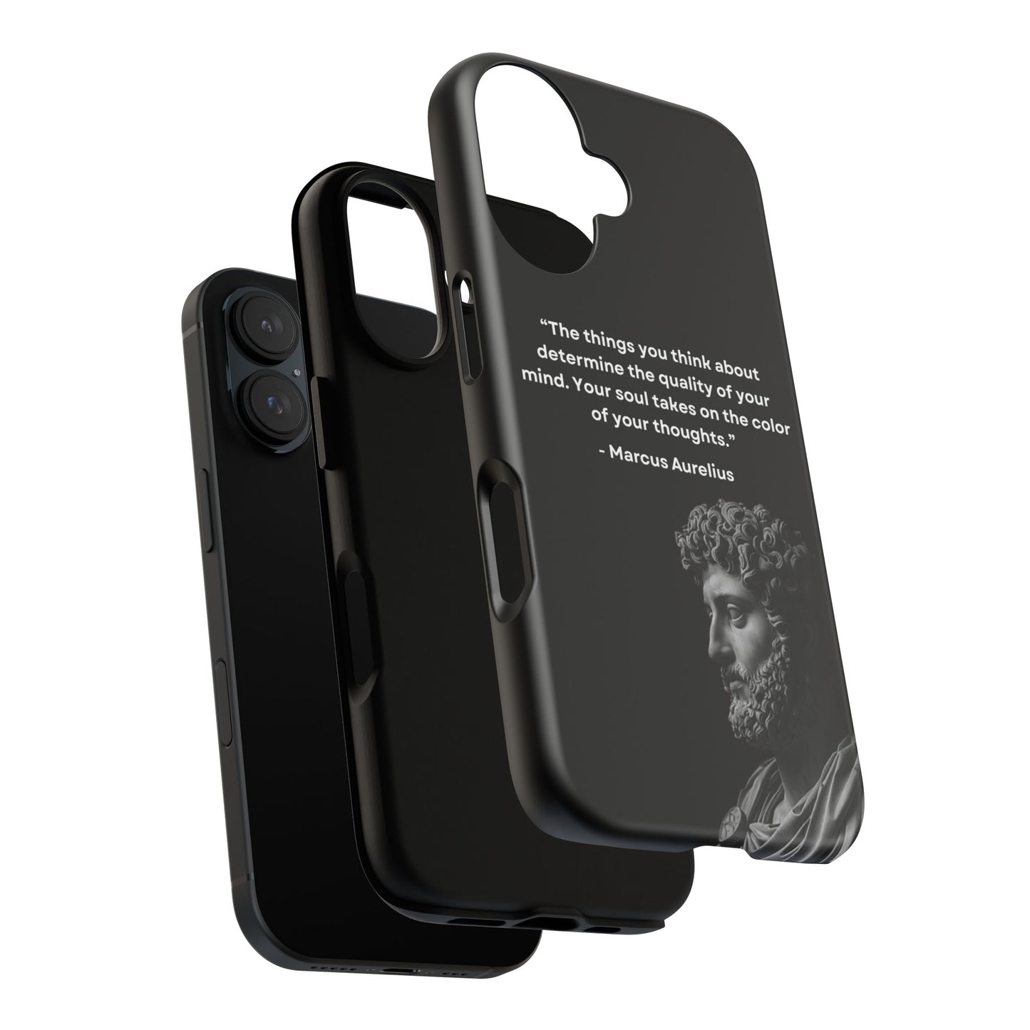 “Color of Thought” – Marcus Aurelius Quote Tough Phone Case