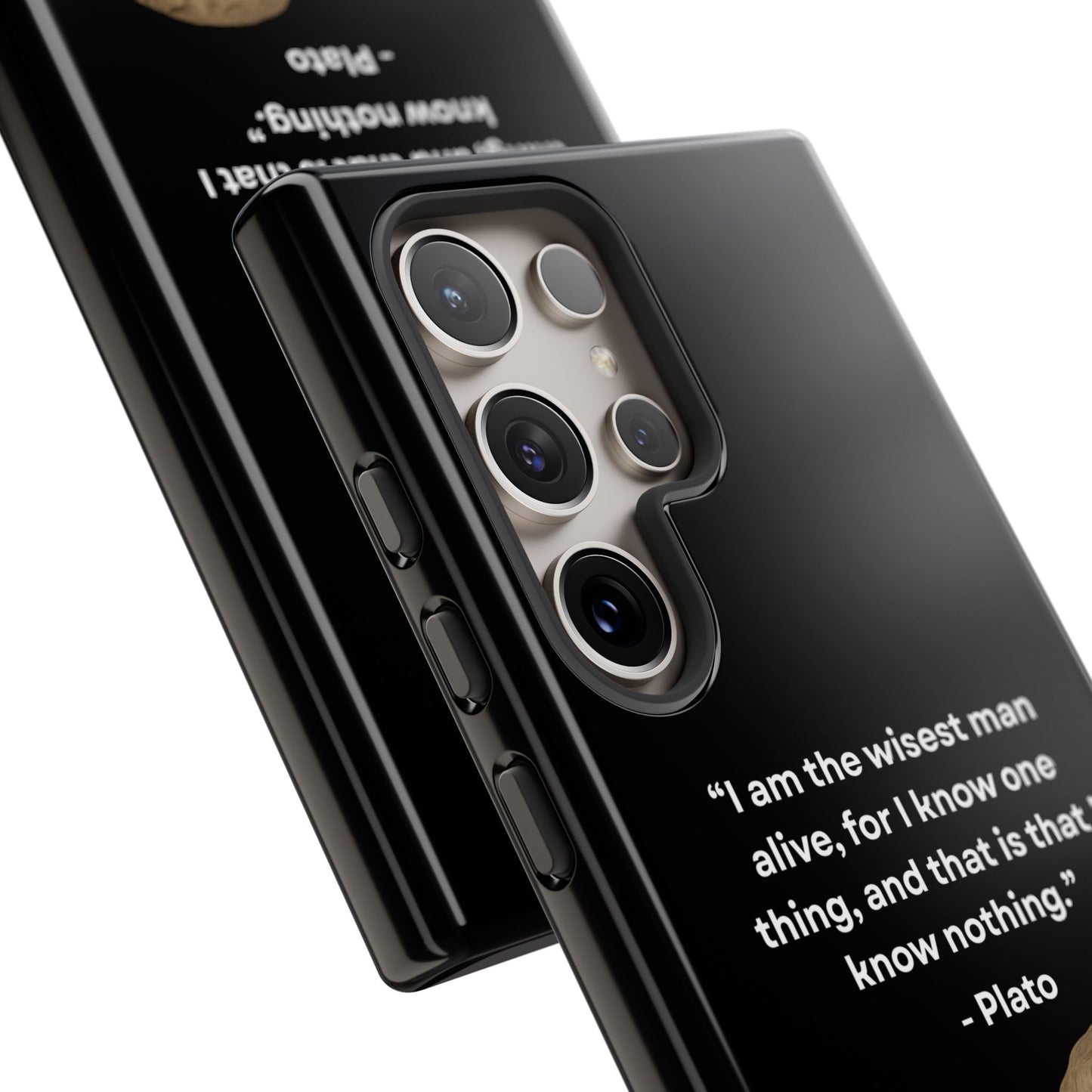 "Know Nothing, Own Wisdom" – Plato Tough Phone Case