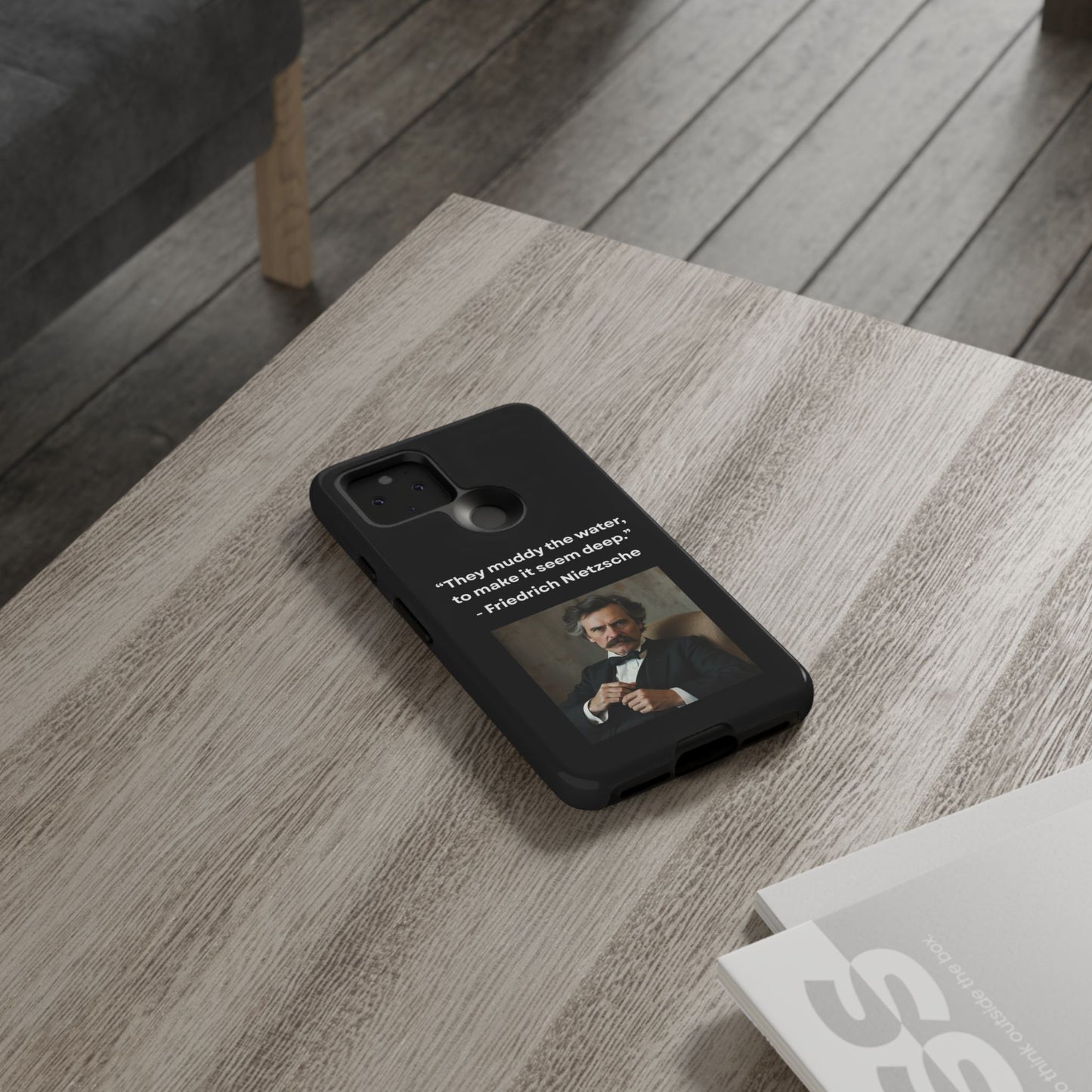 “False Depth” – Friedrich Nietzsche Quote Tough Phone Case