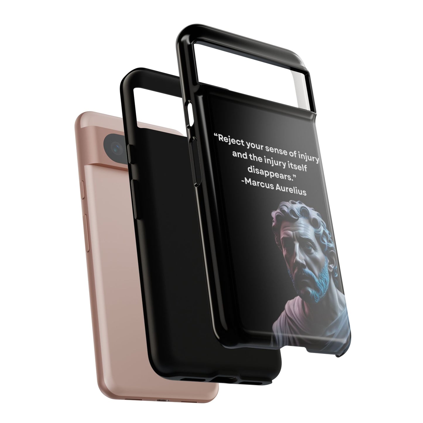 “Strength Within” – Marcus Aurelius Quote Tough Phone Case
