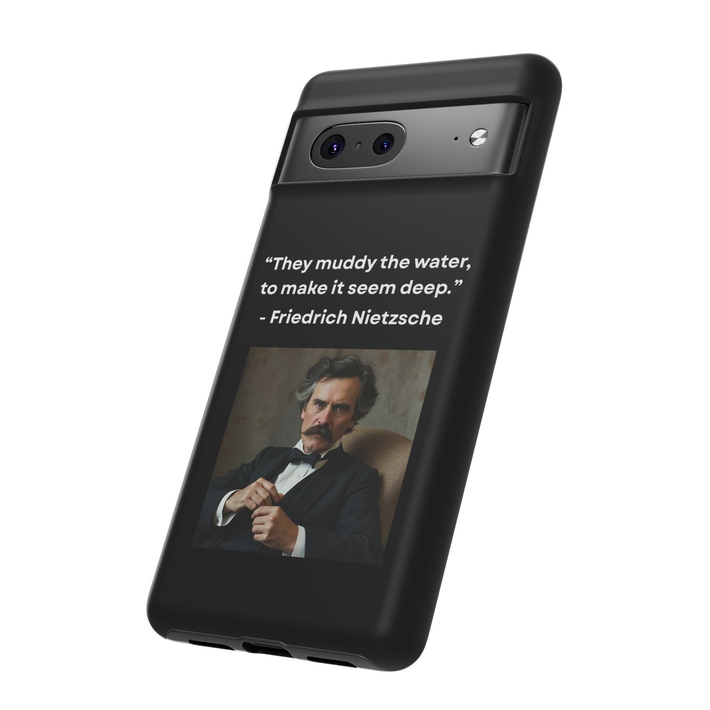 “False Depth” – Friedrich Nietzsche Quote Tough Phone Case