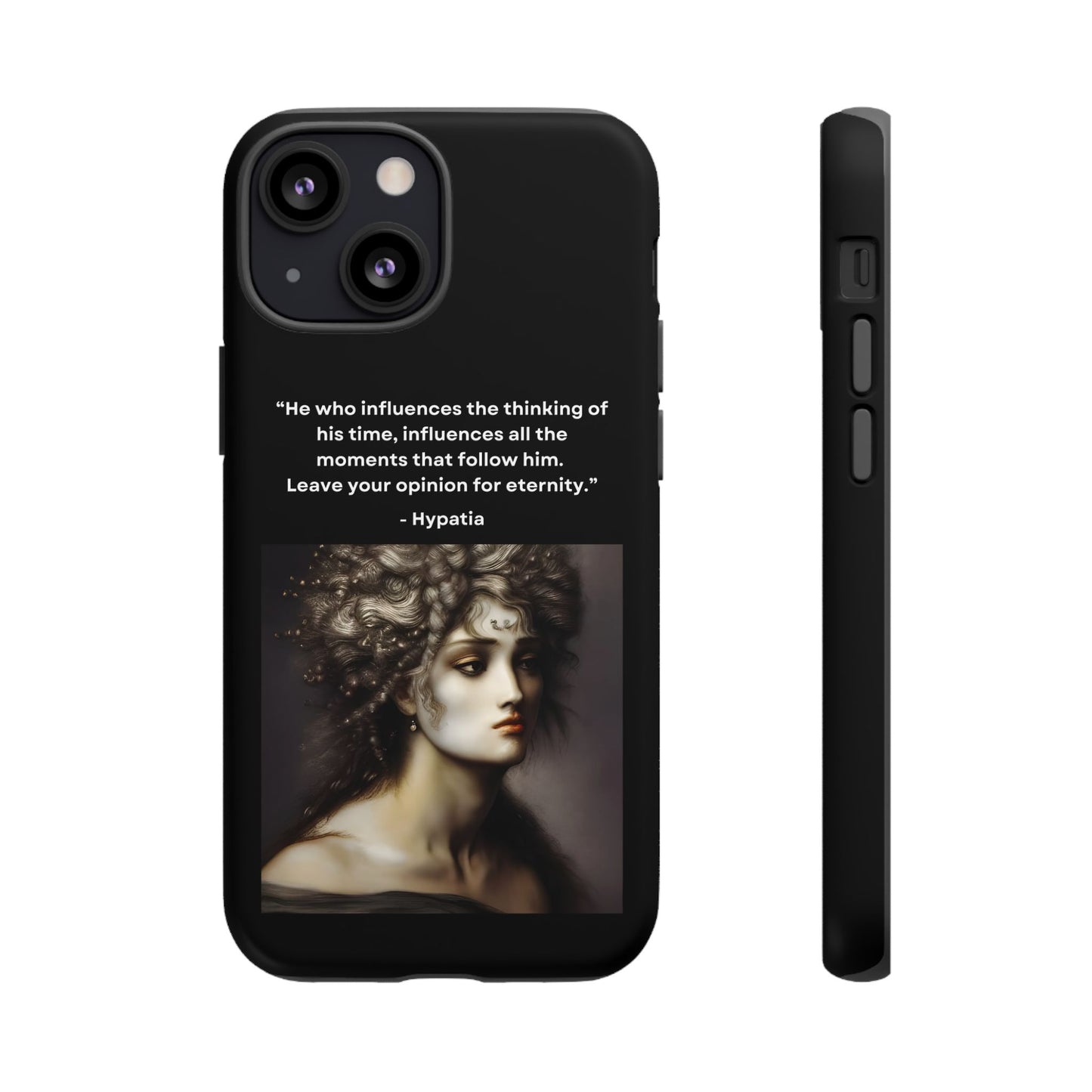 “Leave Your Mark” – Hypatia Quote Tough Phone Case