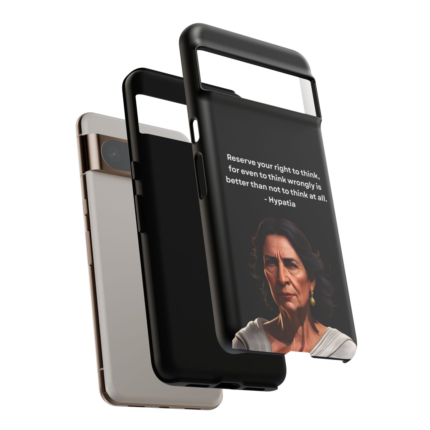 “Think Boldly” – Hypatia Quote Tough Phone Case