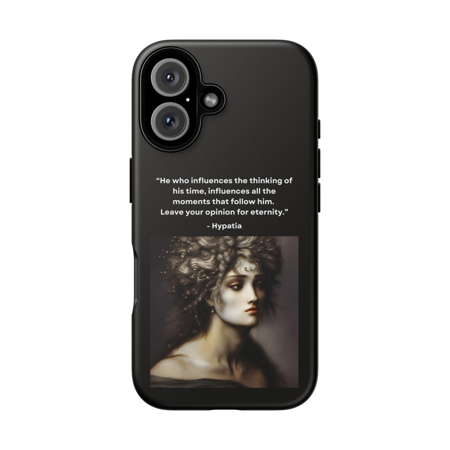 “Leave Your Mark” – Hypatia Quote Tough Phone Case