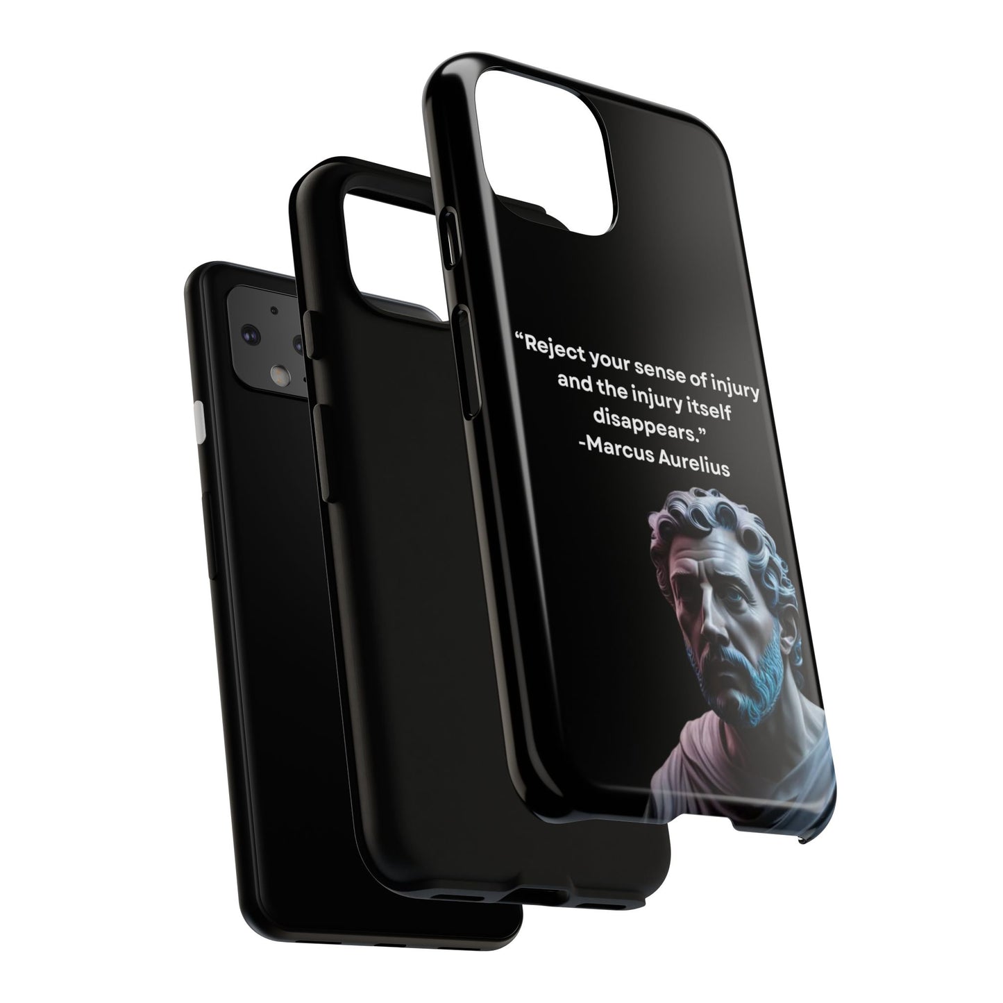 “Strength Within” – Marcus Aurelius Quote Tough Phone Case