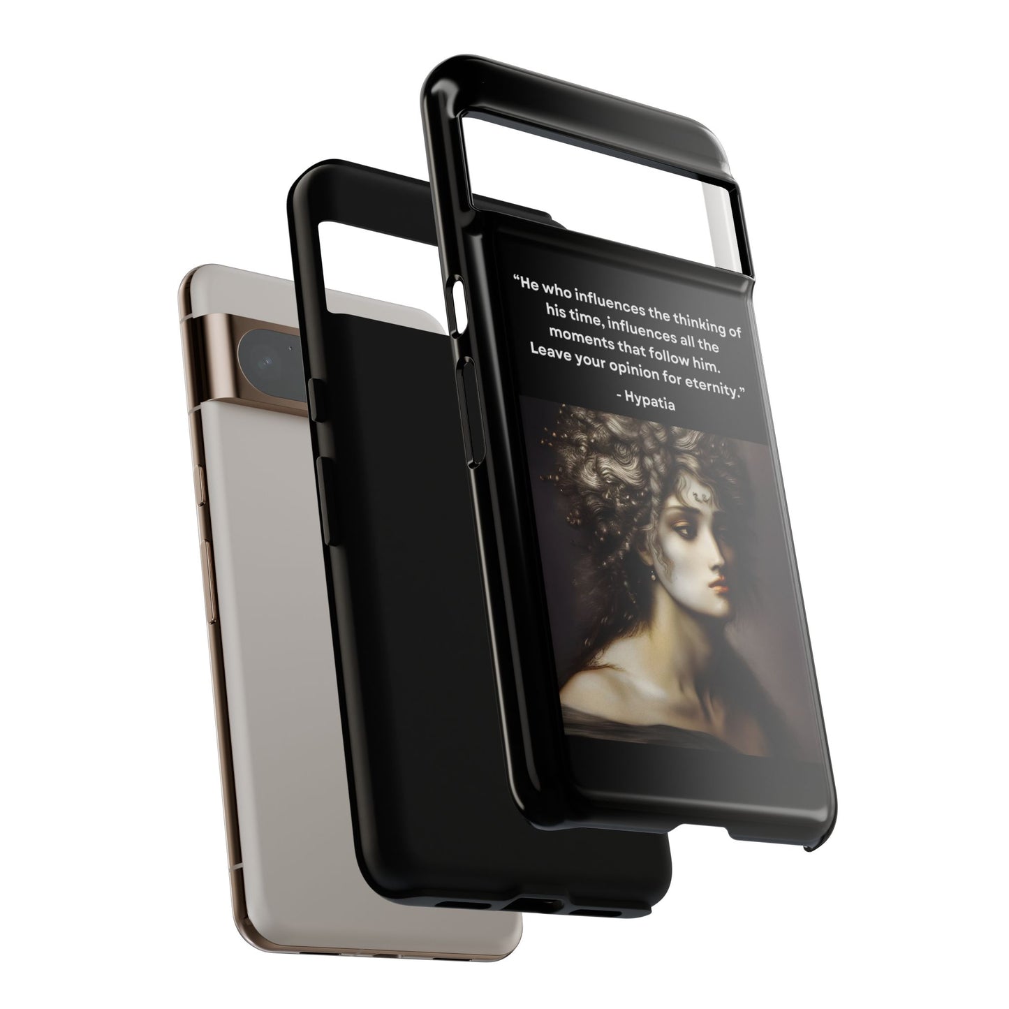 “Leave Your Mark” – Hypatia Quote Tough Phone Case