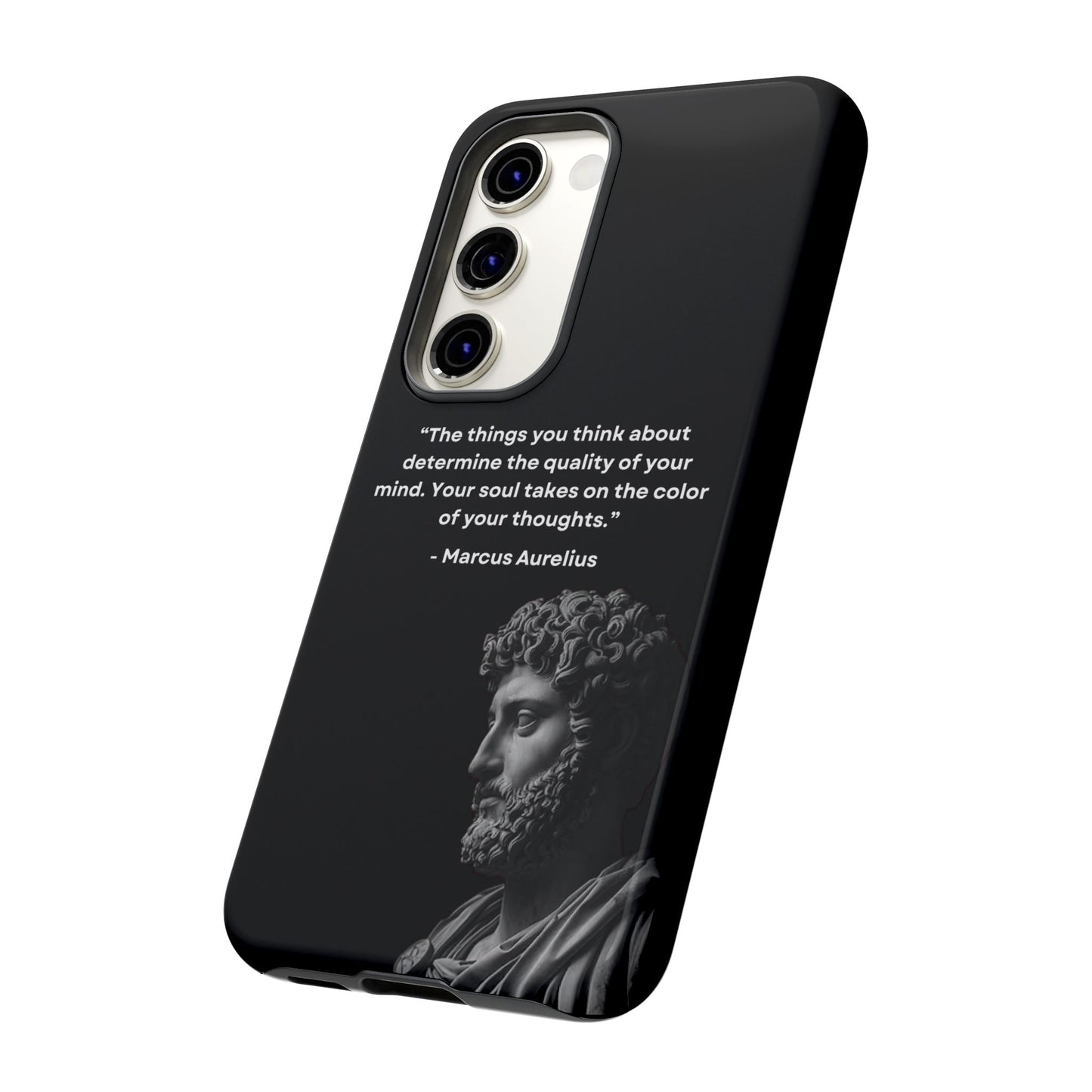 “Color of Thought” – Marcus Aurelius Quote Tough Phone Case