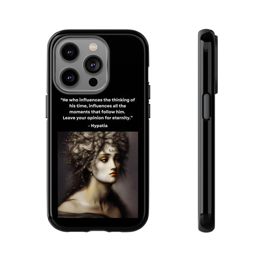 “Leave Your Mark” – Hypatia Quote Tough Phone Case