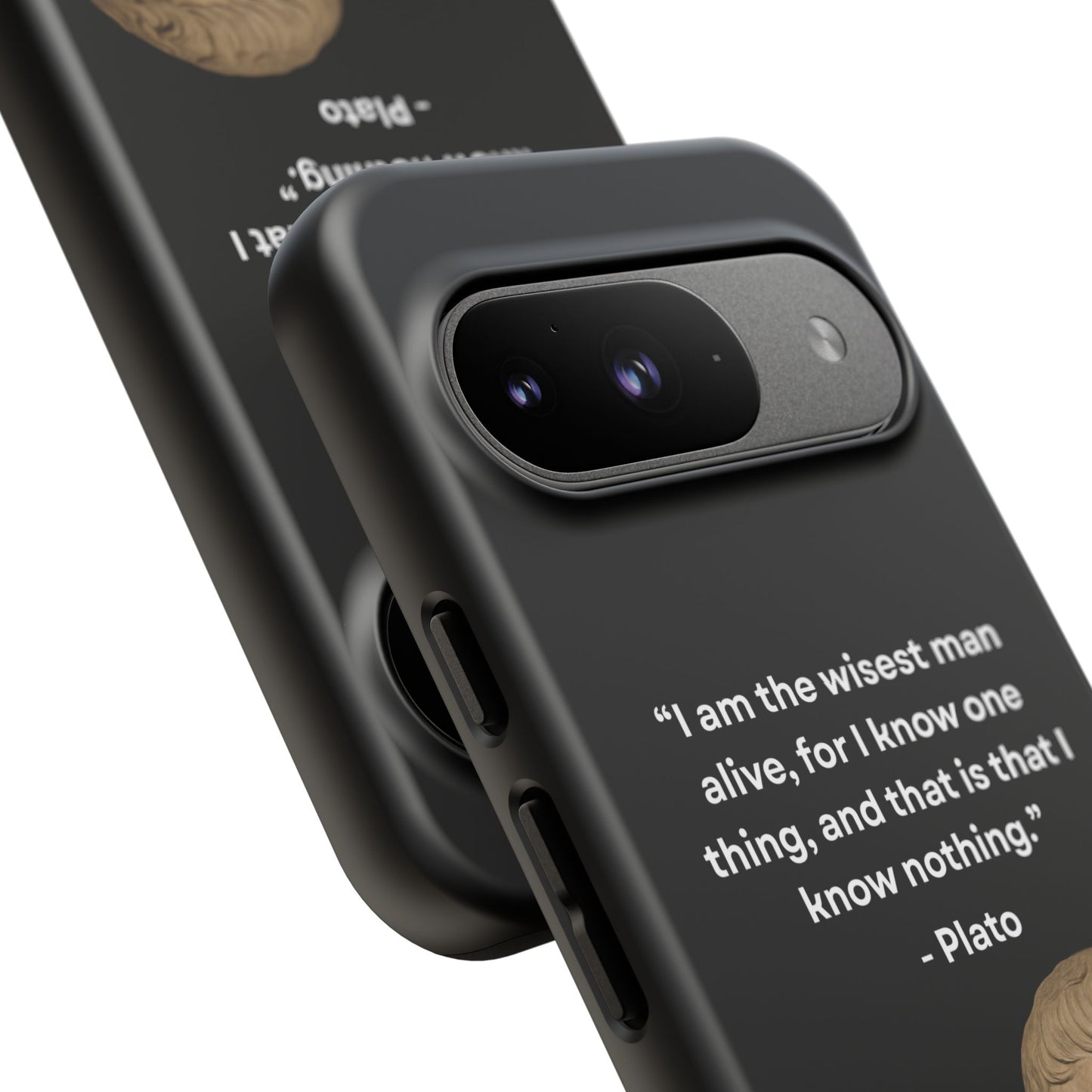 "Know Nothing, Own Wisdom" – Plato Tough Phone Case
