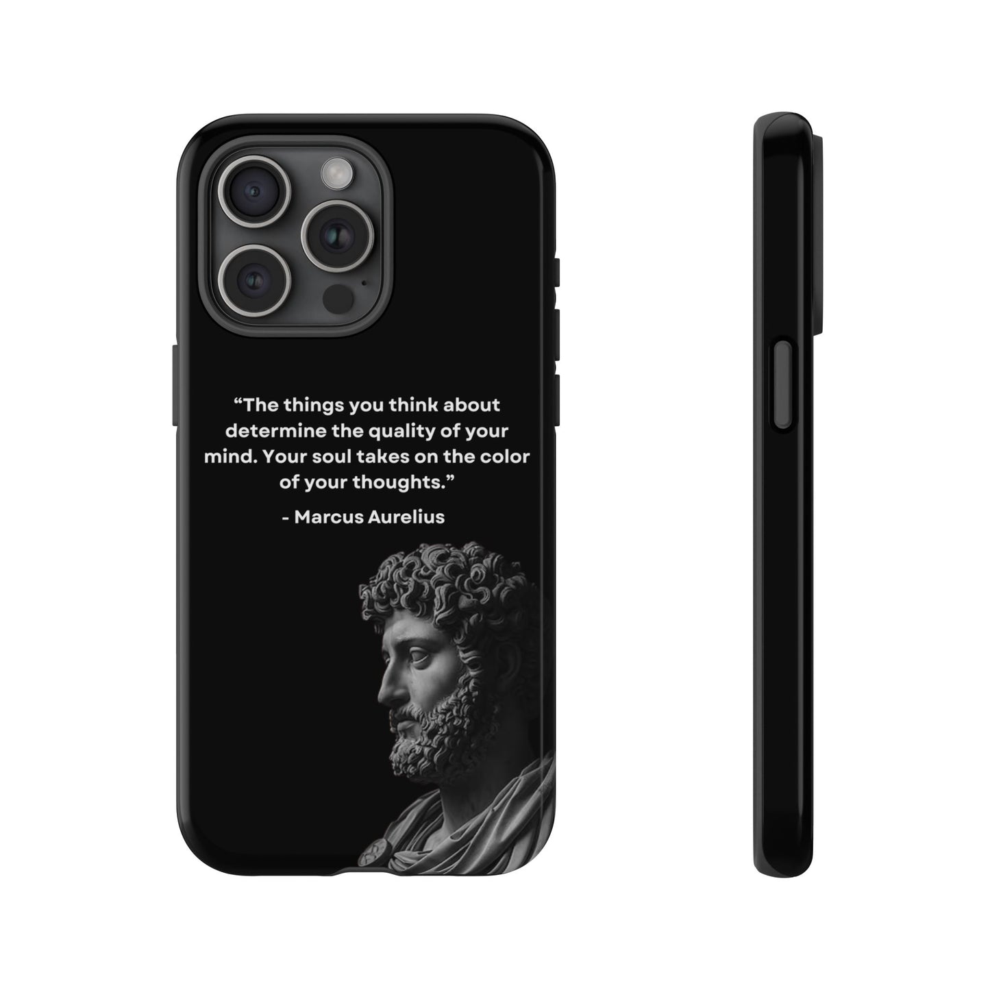 “Color of Thought” – Marcus Aurelius Quote Tough Phone Case