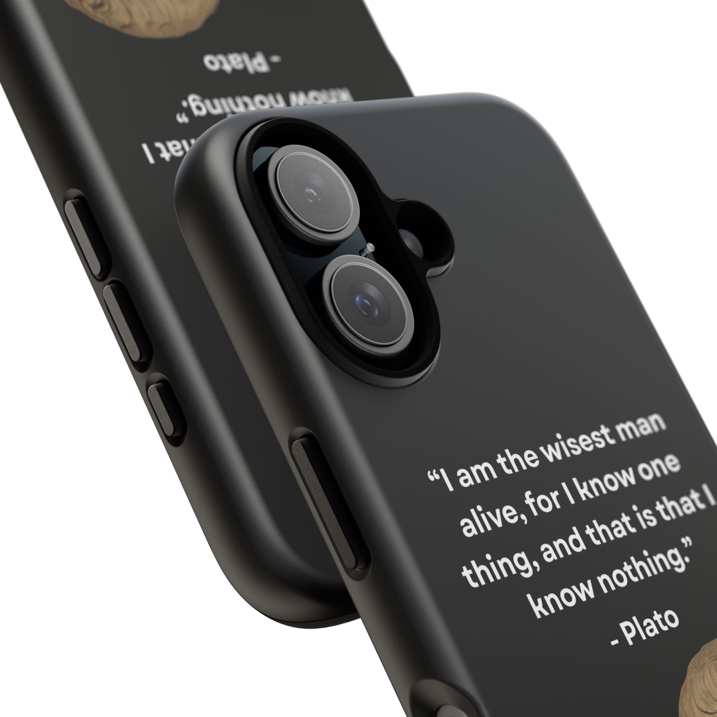 "Know Nothing, Own Wisdom" – Plato Tough Phone Case