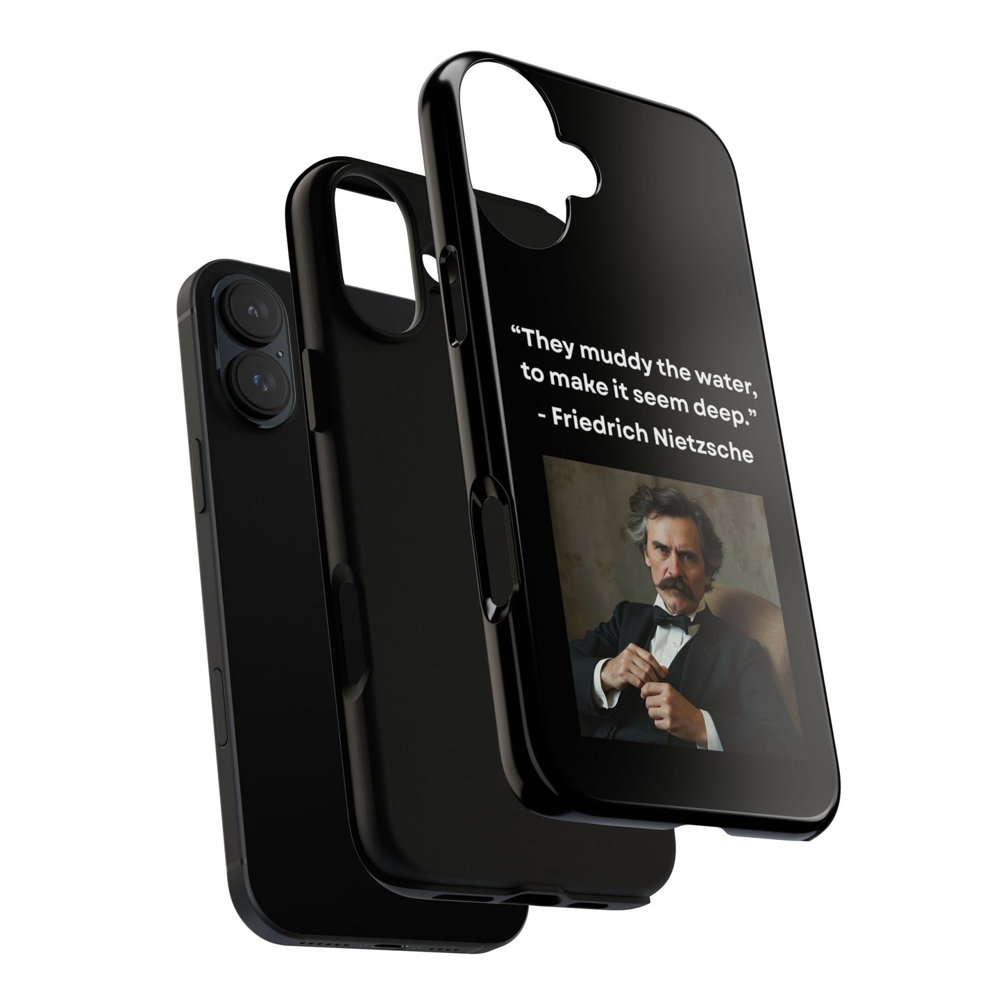 “False Depth” – Friedrich Nietzsche Quote Tough Phone Case