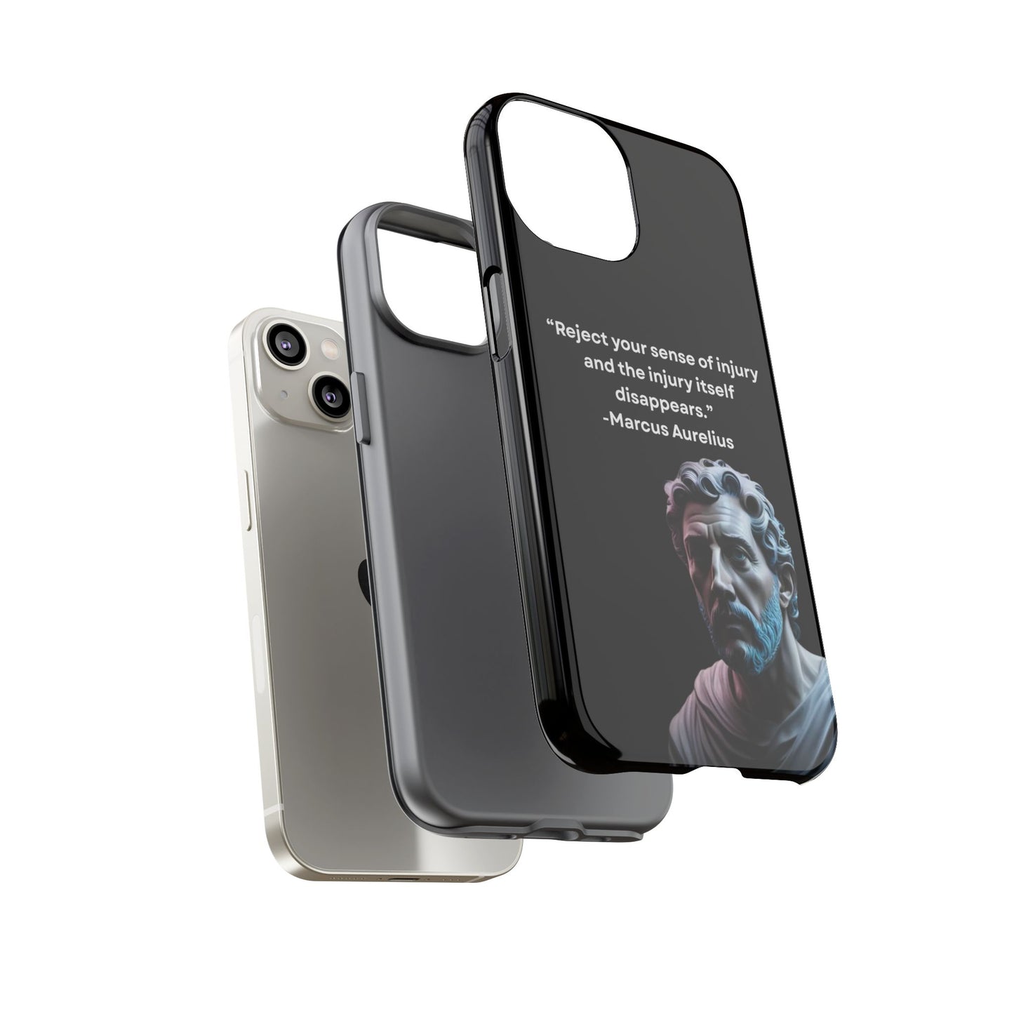 “Strength Within” – Marcus Aurelius Quote Tough Phone Case