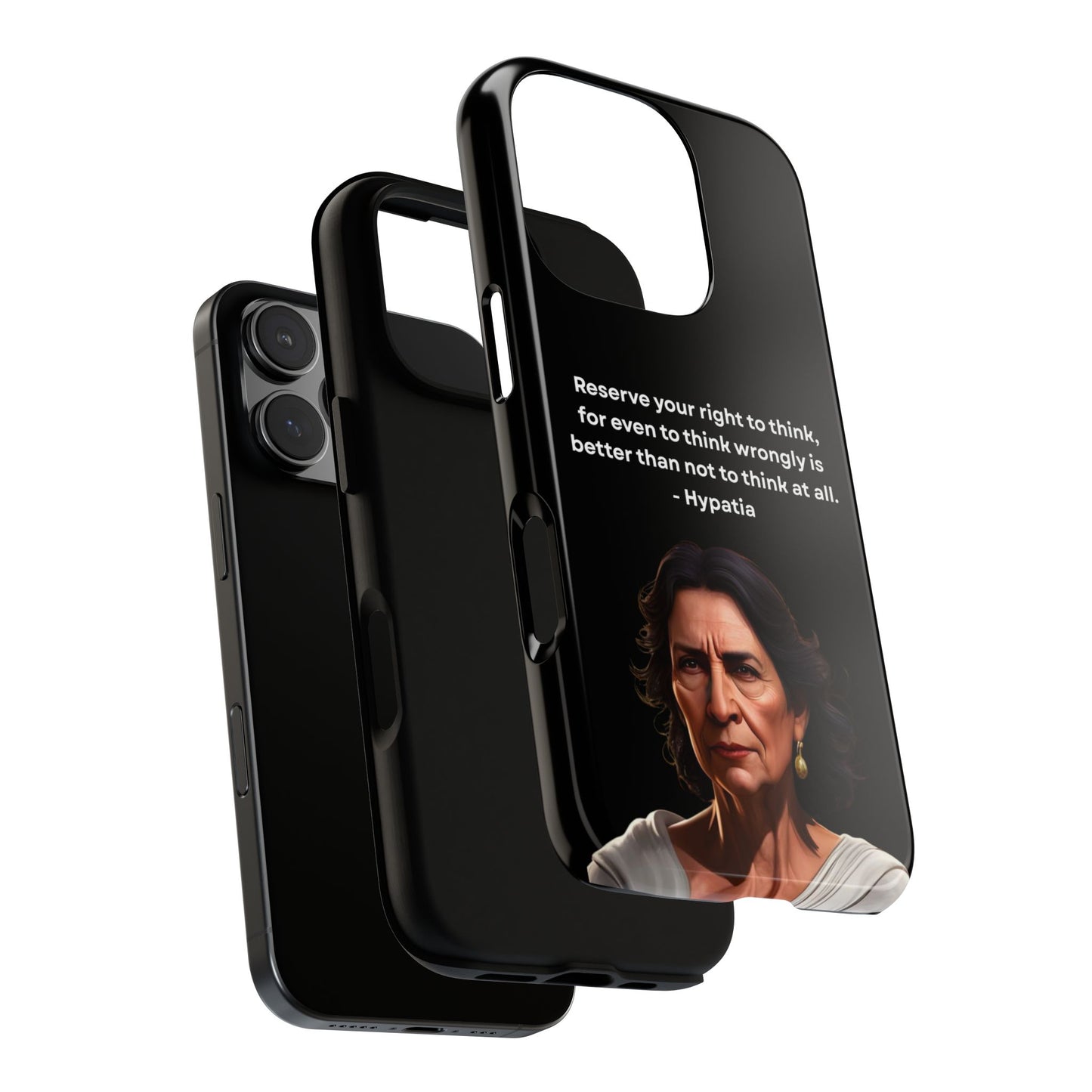 “Think Boldly” – Hypatia Quote Tough Phone Case