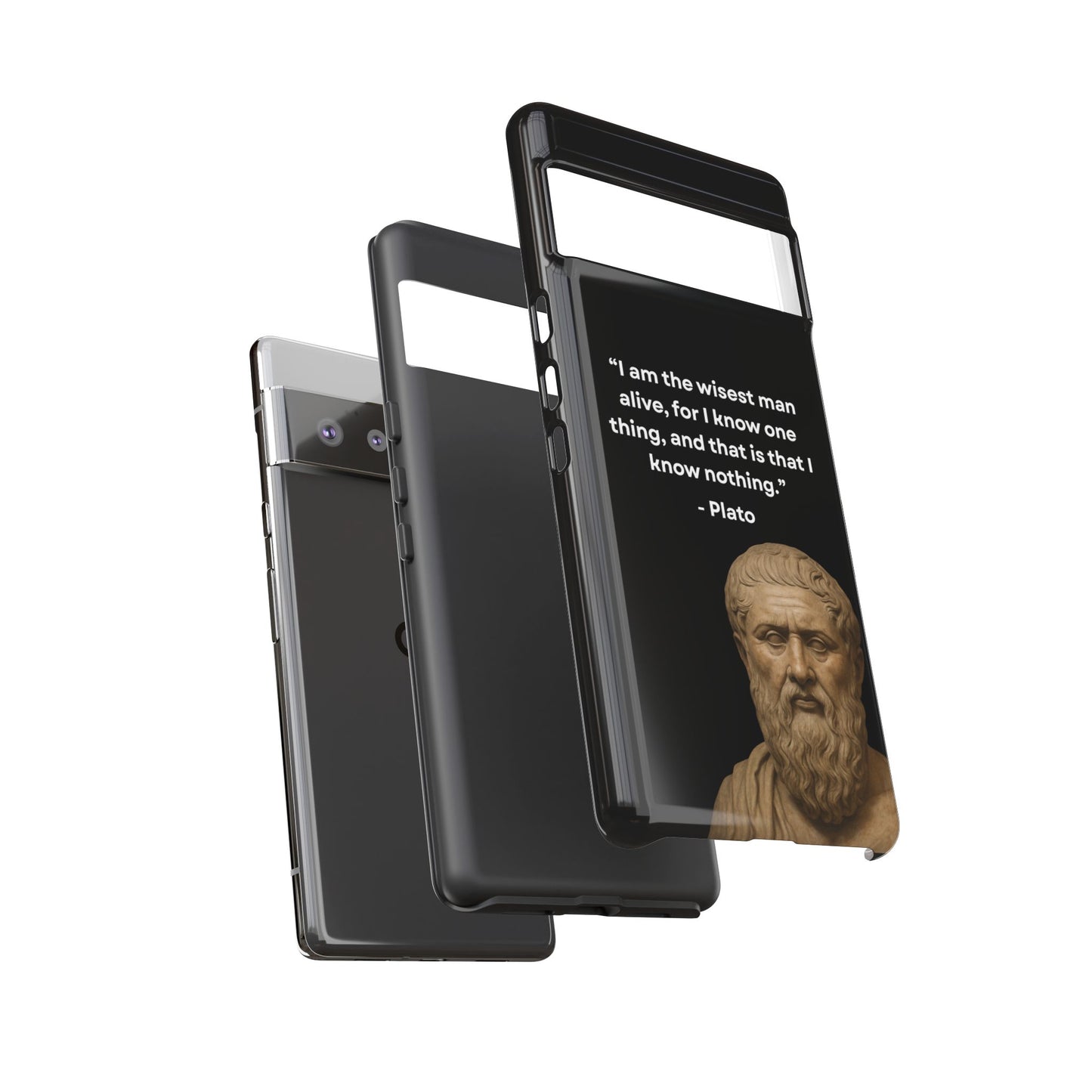 "Know Nothing, Own Wisdom" – Plato Tough Phone Case