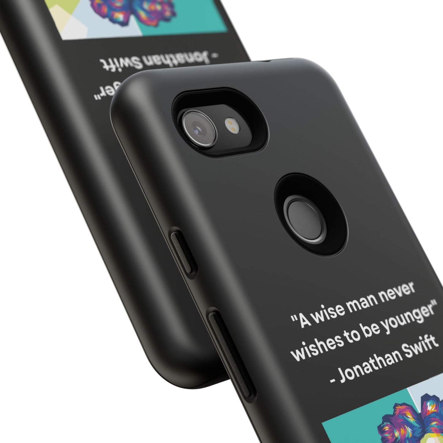 “Wisdom Over Youth” – Jonathan Swift Quote Tough Phone Case