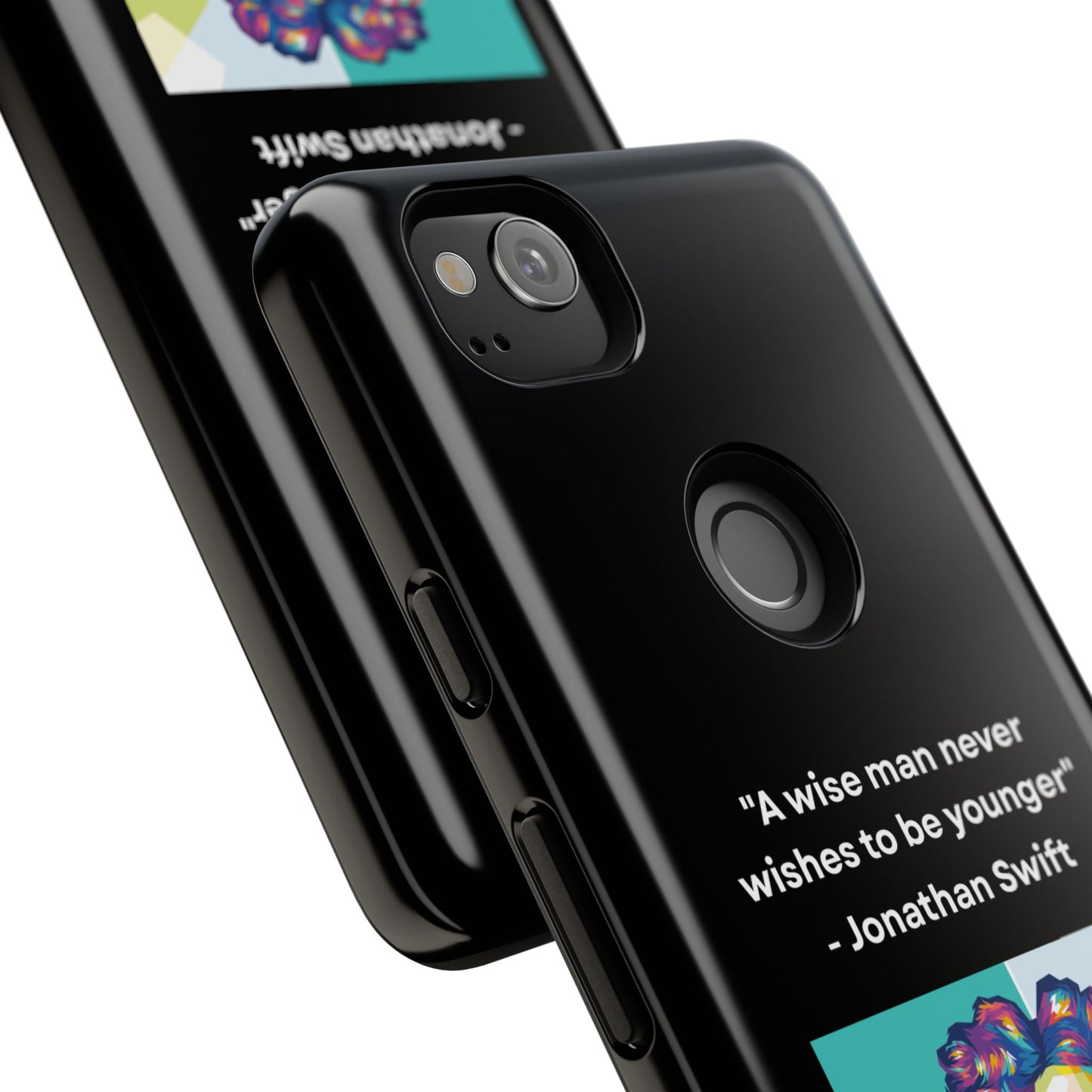“Wisdom Over Youth” – Jonathan Swift Quote Tough Phone Case