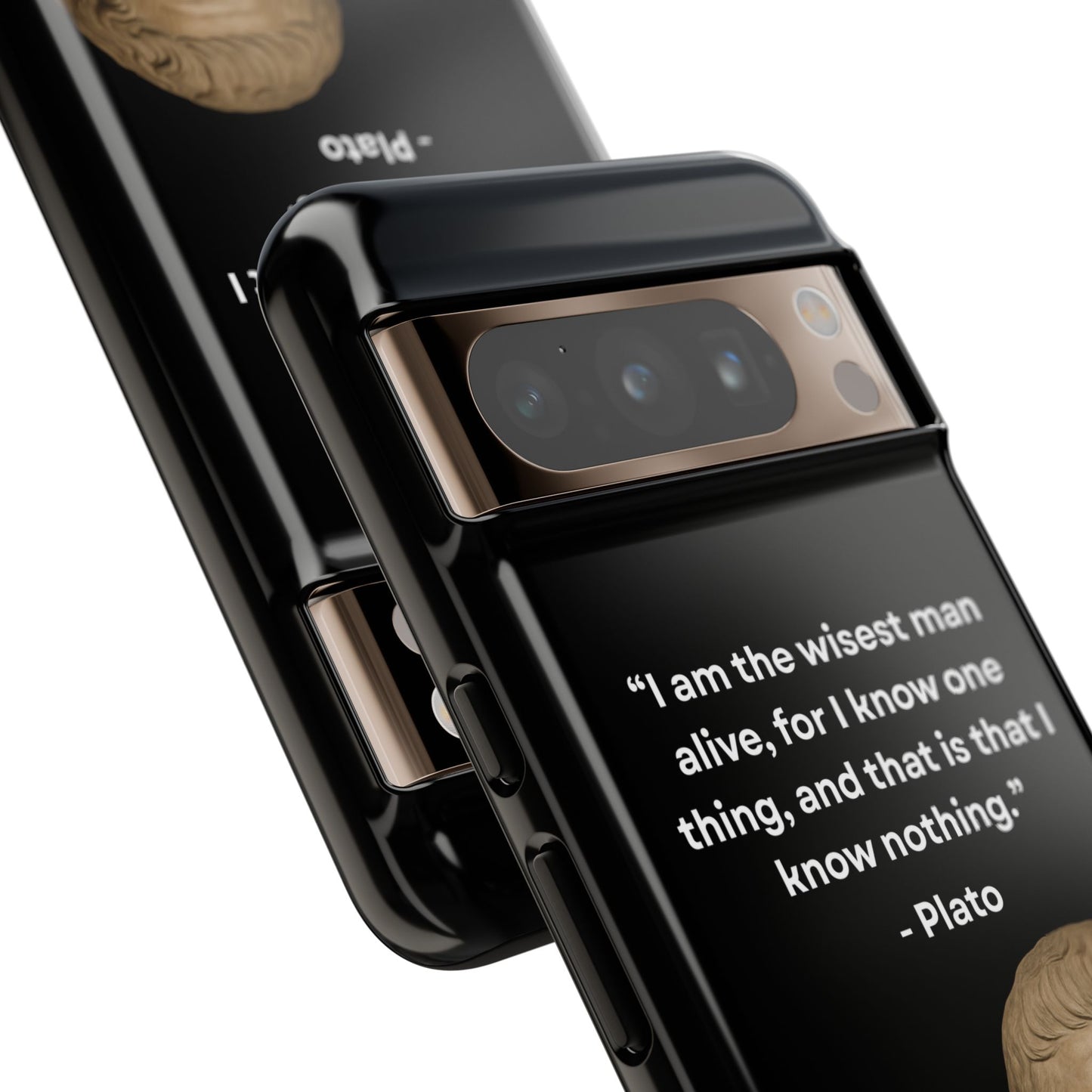 "Know Nothing, Own Wisdom" – Plato Tough Phone Case