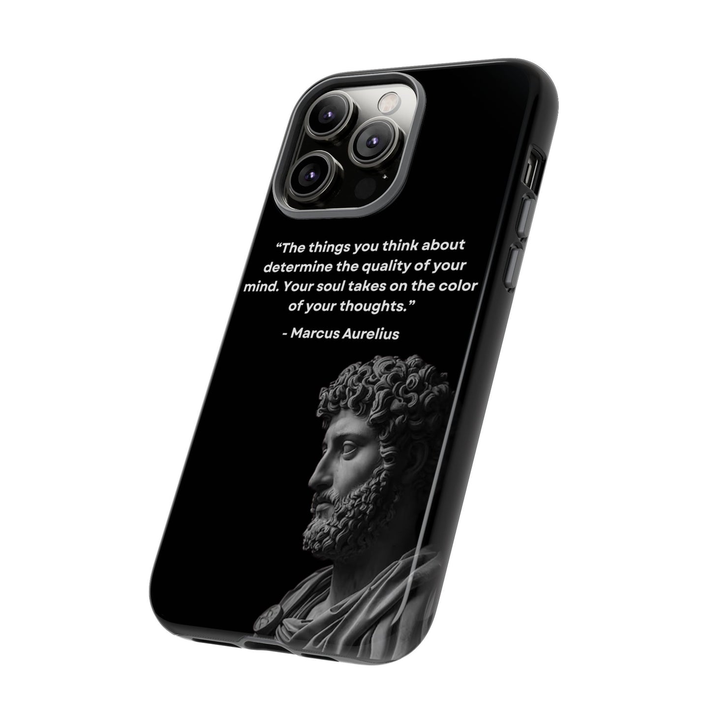 “Color of Thought” – Marcus Aurelius Quote Tough Phone Case