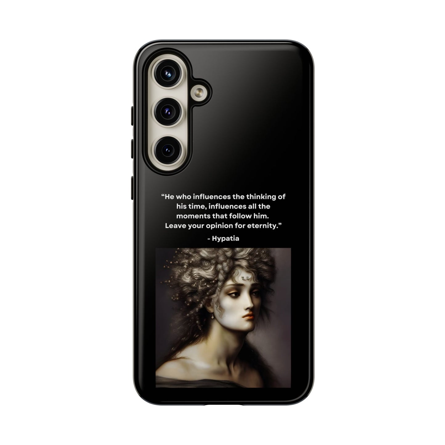 “Leave Your Mark” – Hypatia Quote Tough Phone Case
