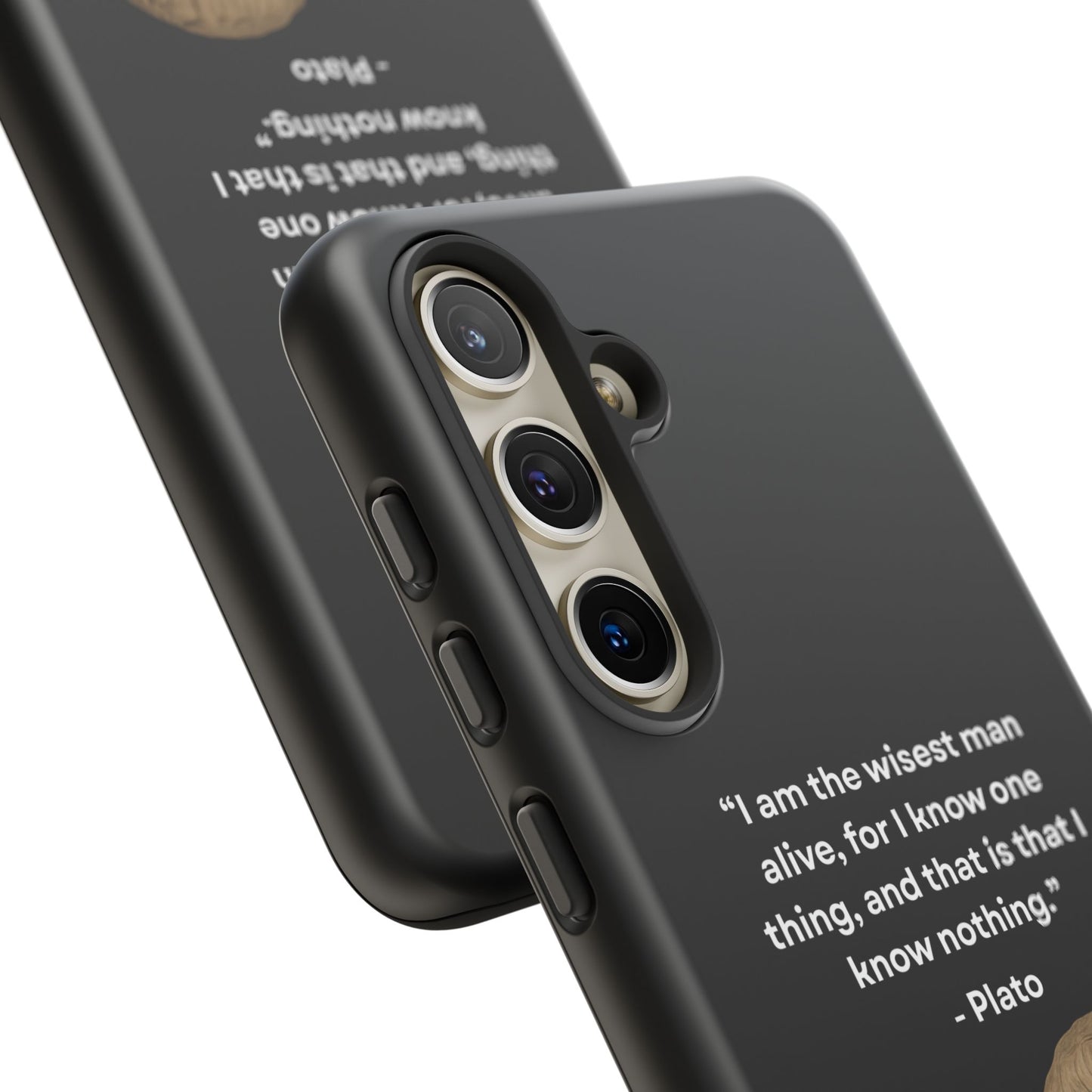 "Know Nothing, Own Wisdom" – Plato Tough Phone Case