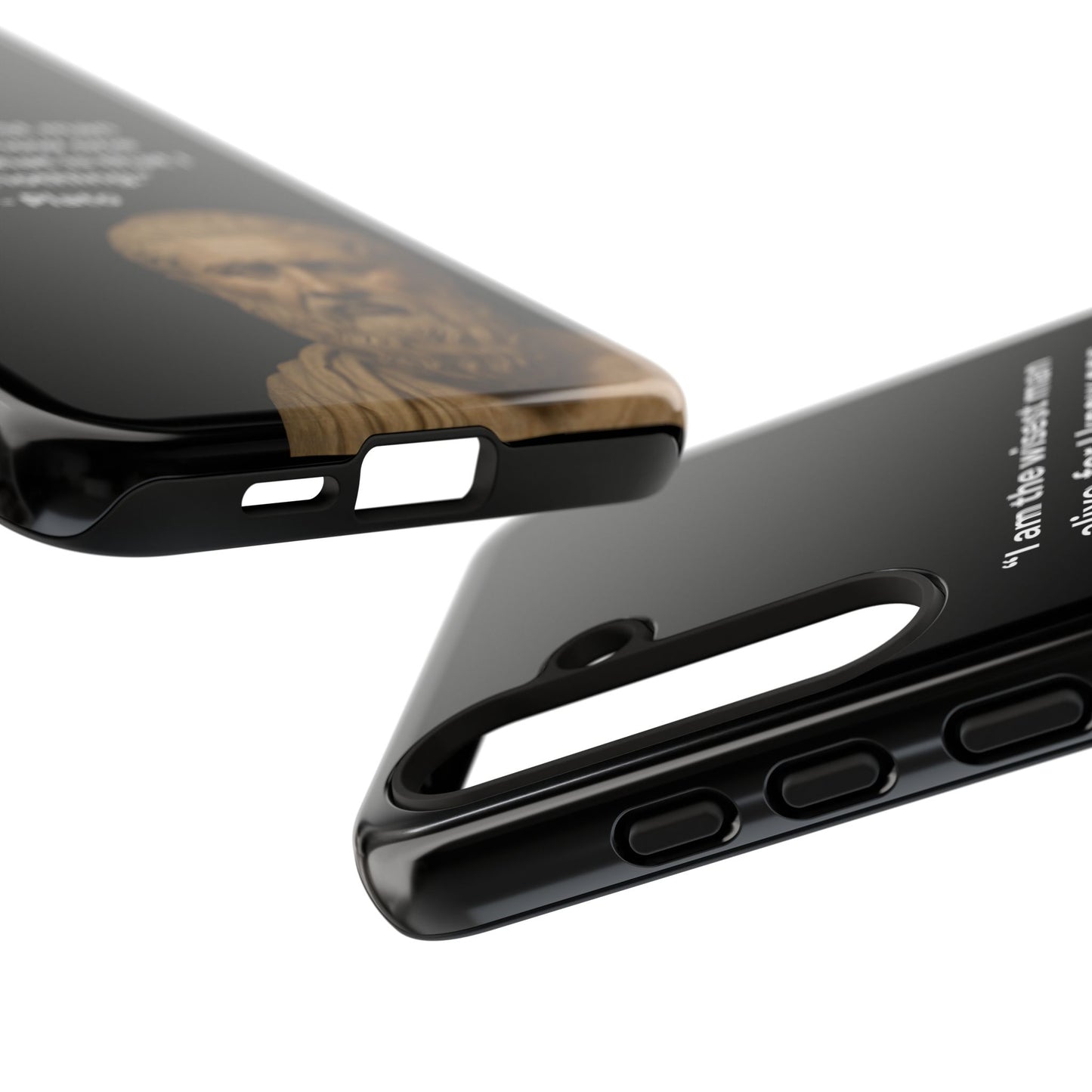 "Know Nothing, Own Wisdom" – Plato Tough Phone Case