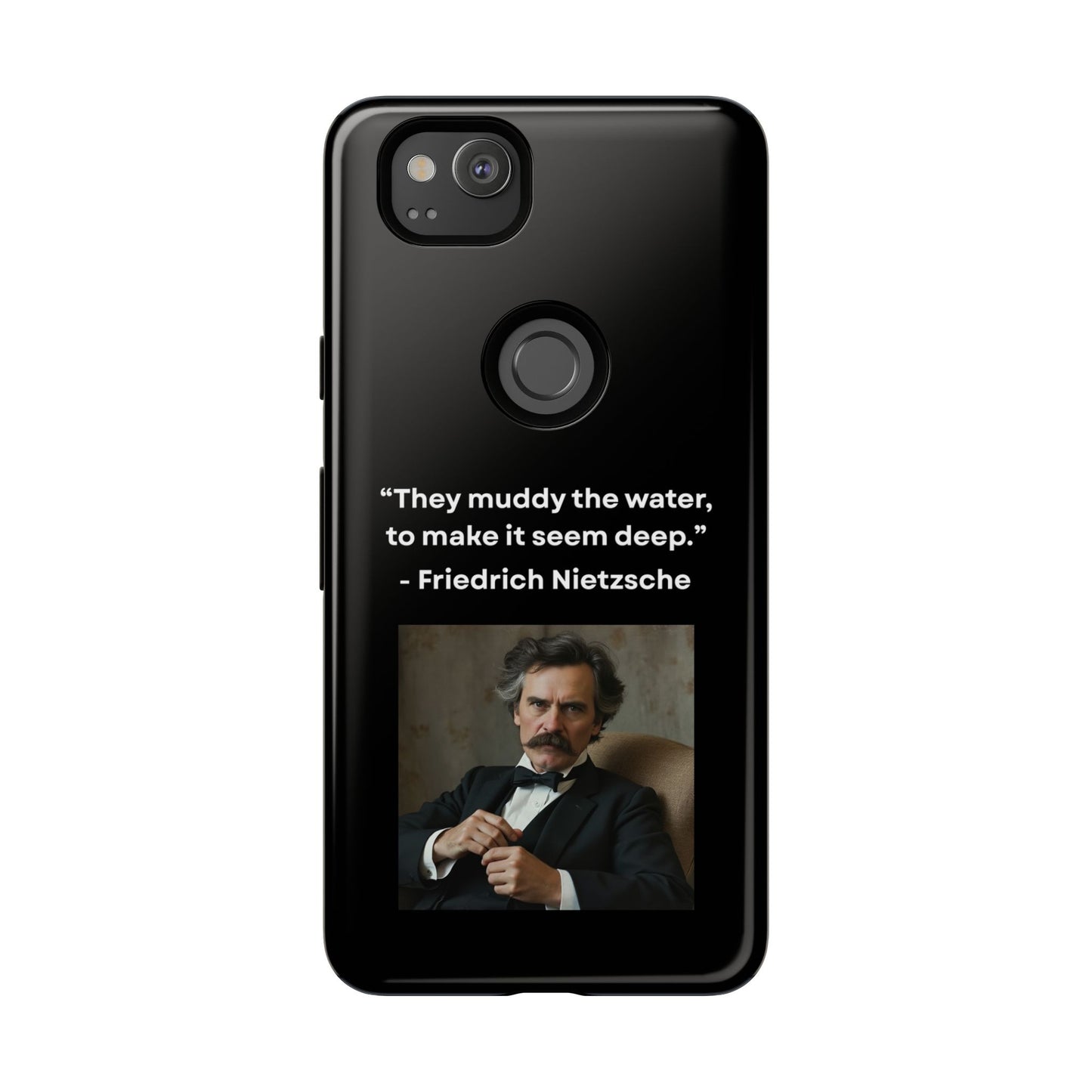 “False Depth” – Friedrich Nietzsche Quote Tough Phone Case
