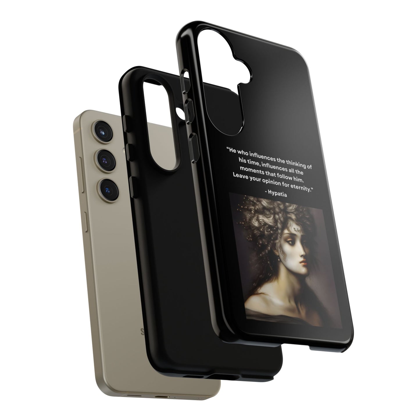 “Leave Your Mark” – Hypatia Quote Tough Phone Case