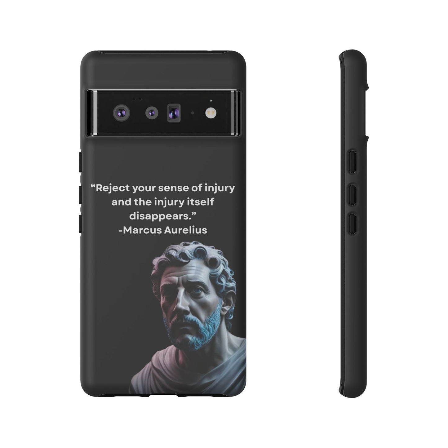 “Strength Within” – Marcus Aurelius Quote Tough Phone Case