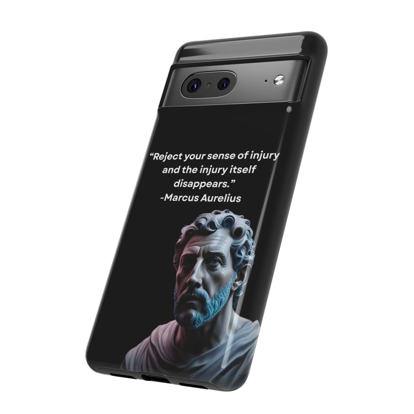 “Strength Within” – Marcus Aurelius Quote Tough Phone Case