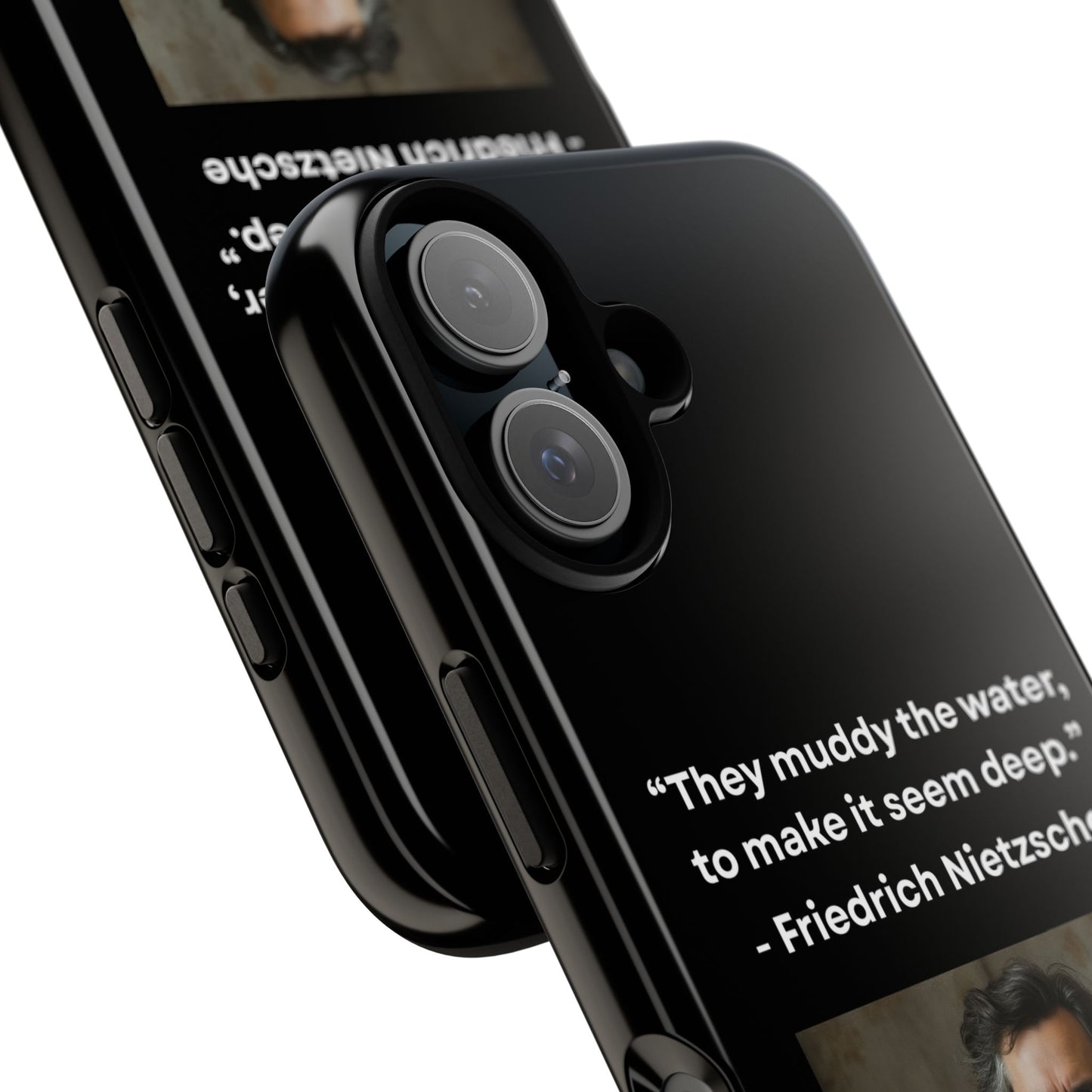 “False Depth” – Friedrich Nietzsche Quote Tough Phone Case