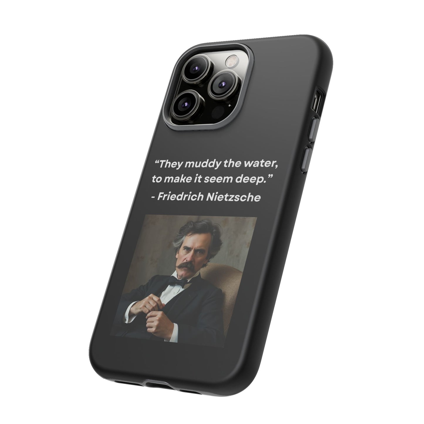 “False Depth” – Friedrich Nietzsche Quote Tough Phone Case