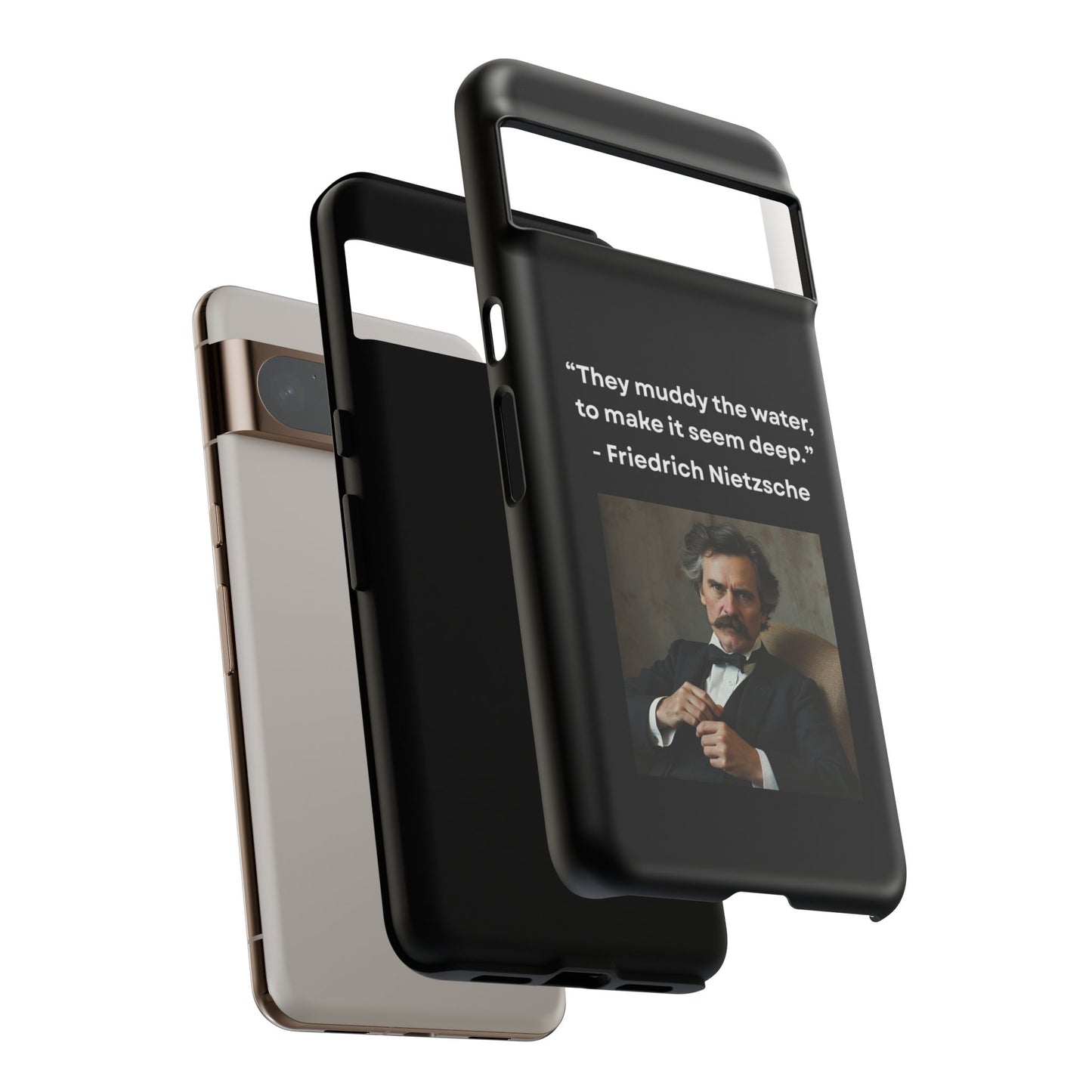 “False Depth” – Friedrich Nietzsche Quote Tough Phone Case