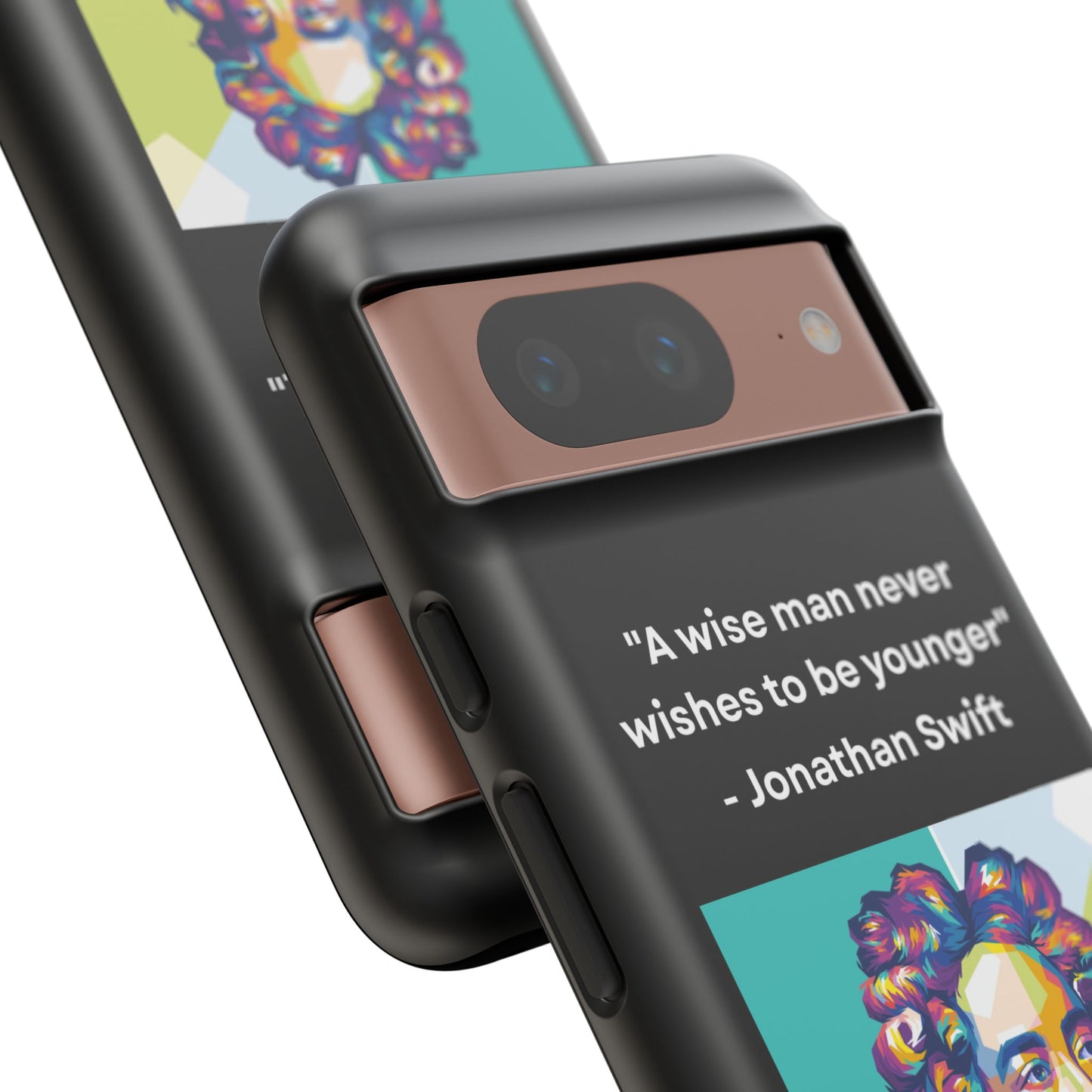 “Wisdom Over Youth” – Jonathan Swift Quote Tough Phone Case