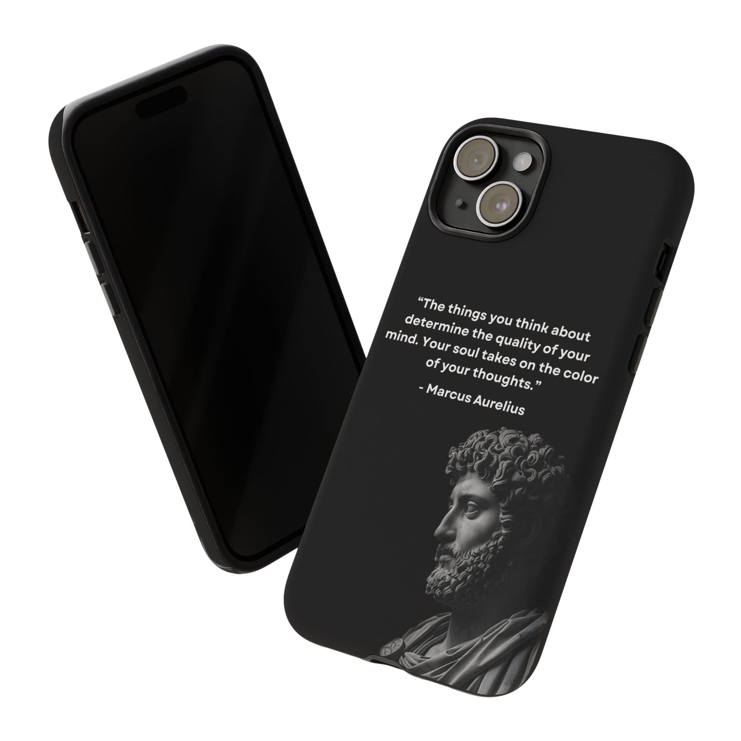 “Color of Thought” – Marcus Aurelius Quote Tough Phone Case