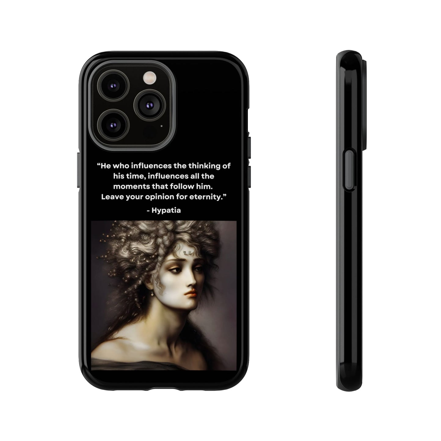 “Leave Your Mark” – Hypatia Quote Tough Phone Case