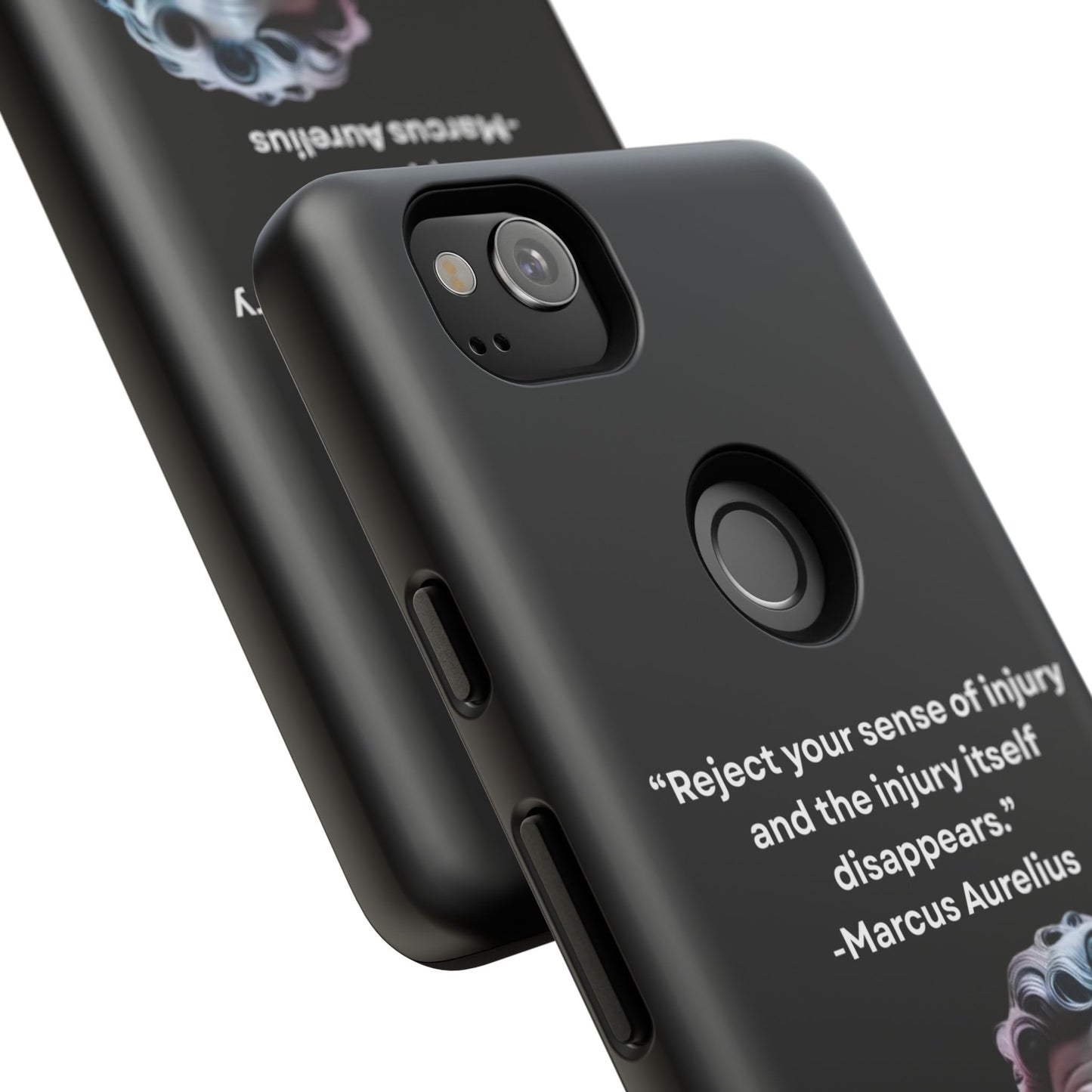 “Strength Within” – Marcus Aurelius Quote Tough Phone Case