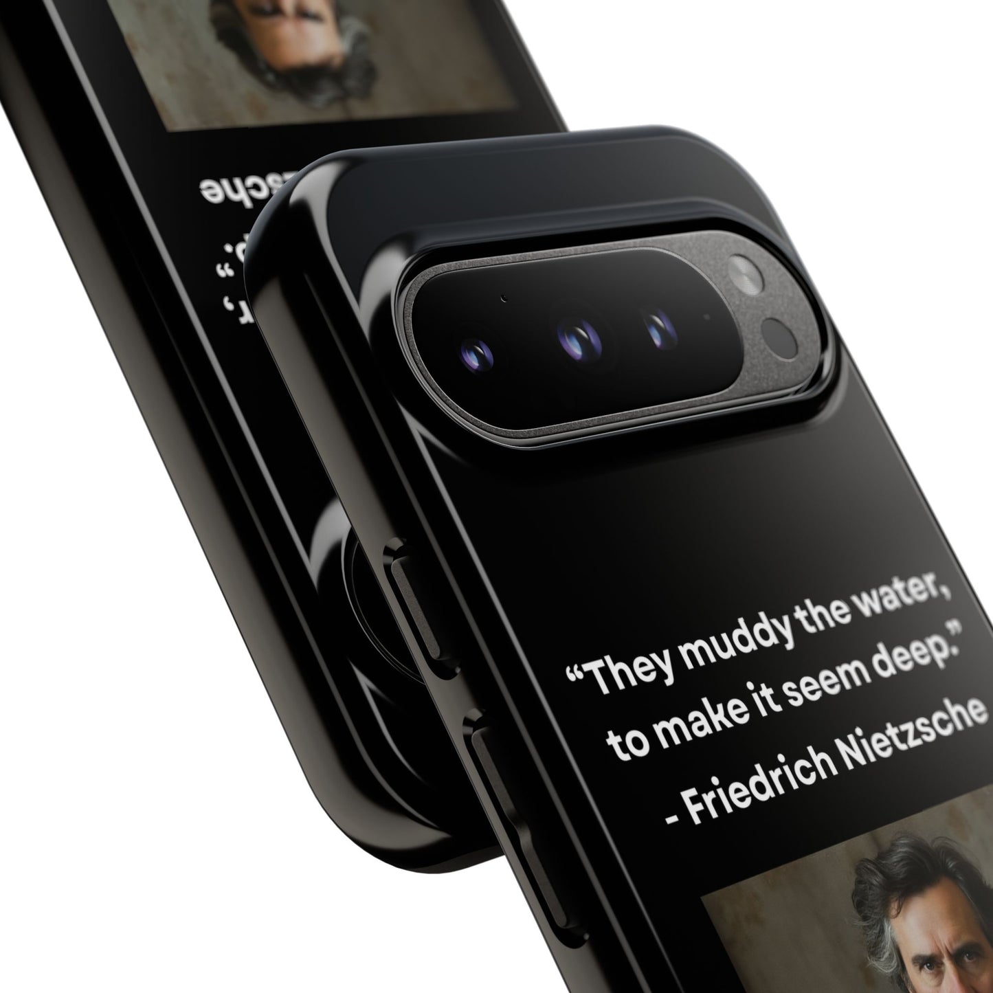 “False Depth” – Friedrich Nietzsche Quote Tough Phone Case