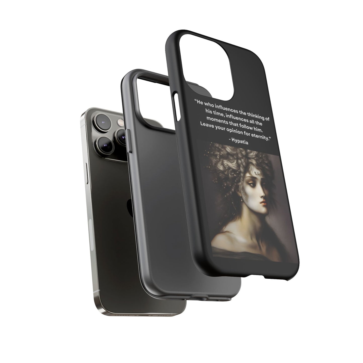 “Leave Your Mark” – Hypatia Quote Tough Phone Case