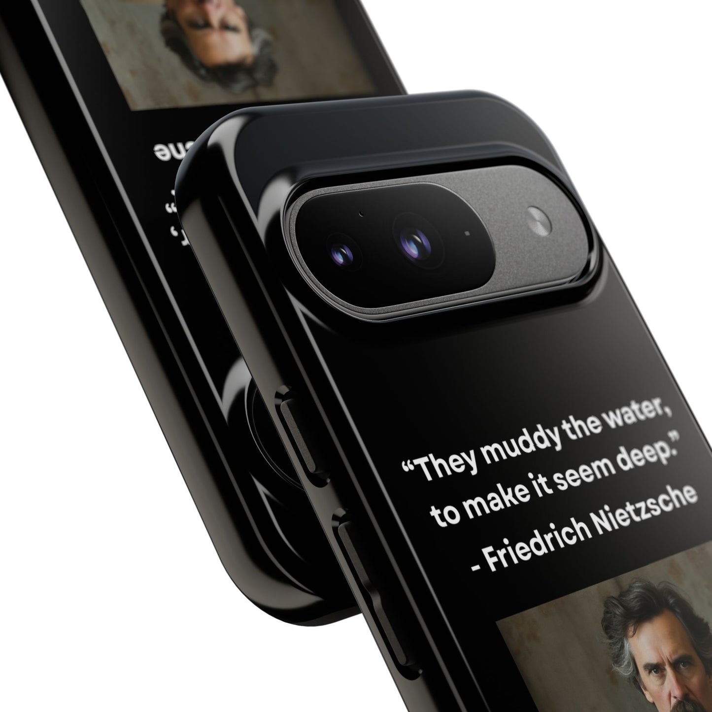 “False Depth” – Friedrich Nietzsche Quote Tough Phone Case