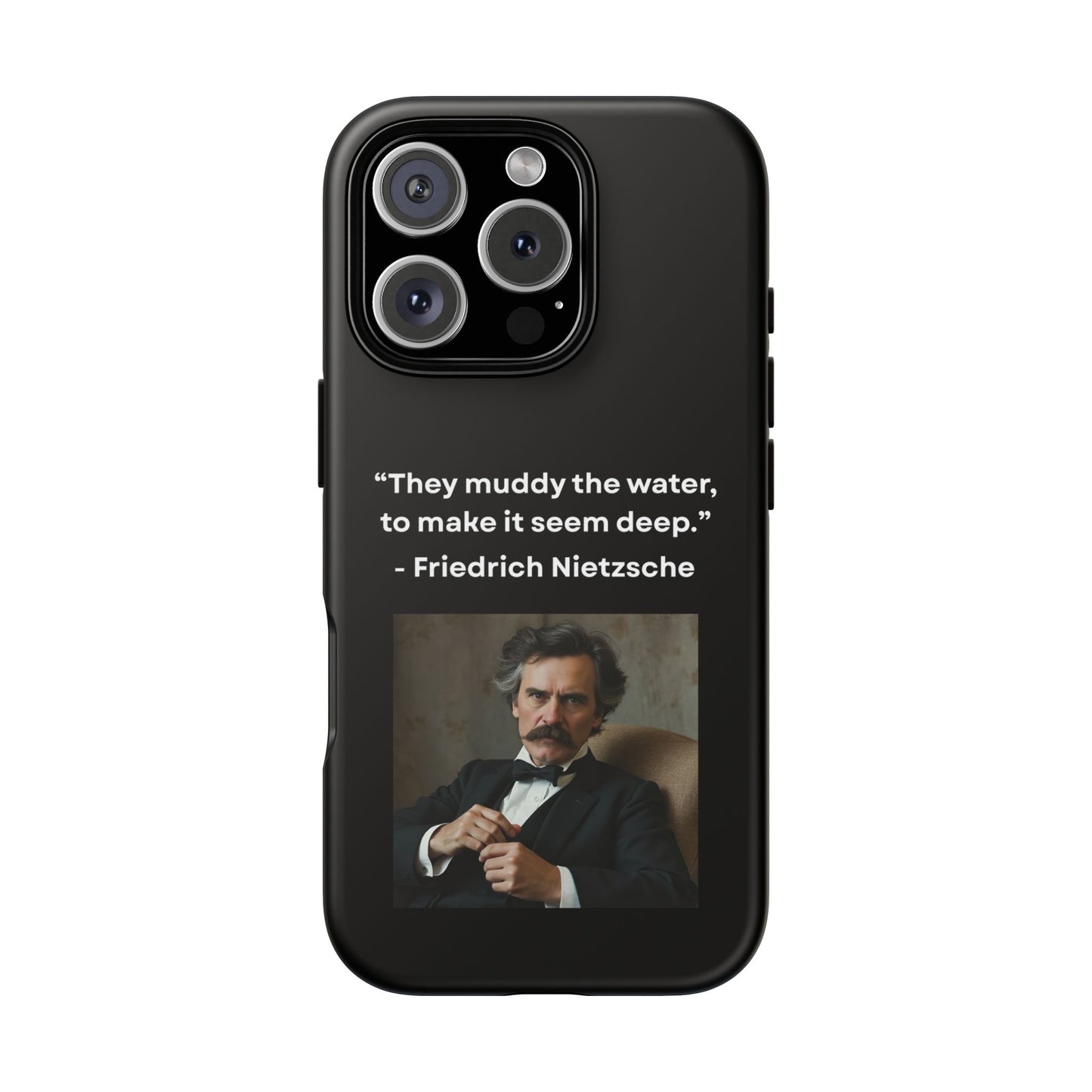 “False Depth” – Friedrich Nietzsche Quote Tough Phone Case