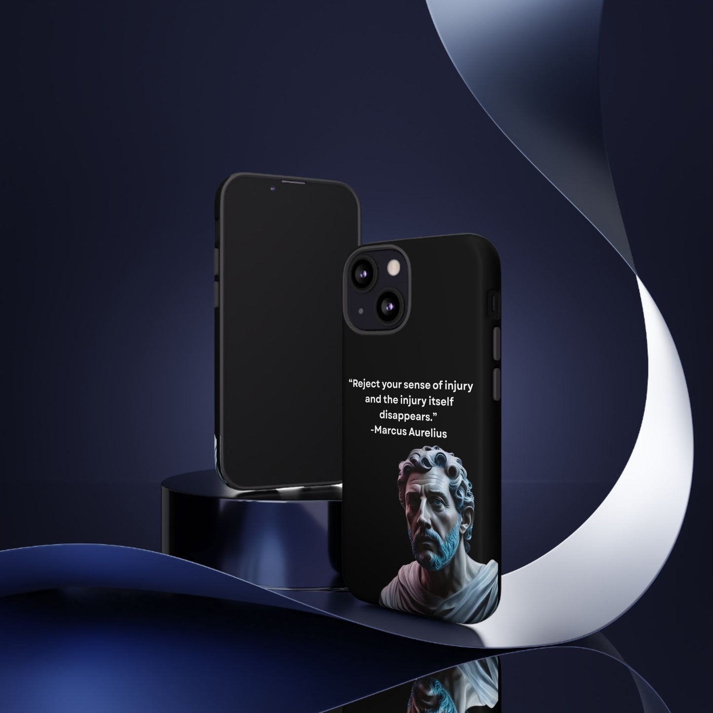 “Strength Within” – Marcus Aurelius Quote Tough Phone Case