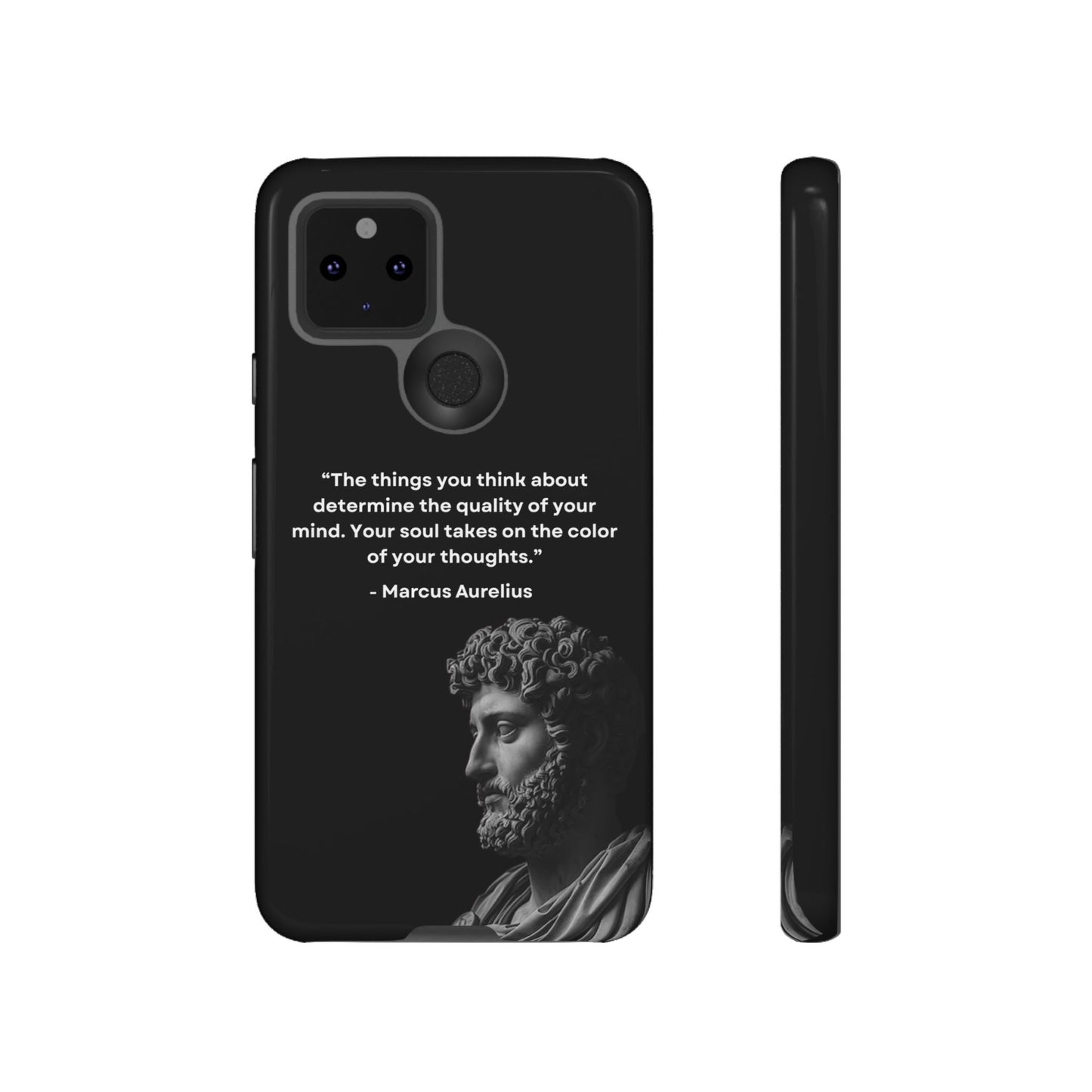 “Color of Thought” – Marcus Aurelius Quote Tough Phone Case