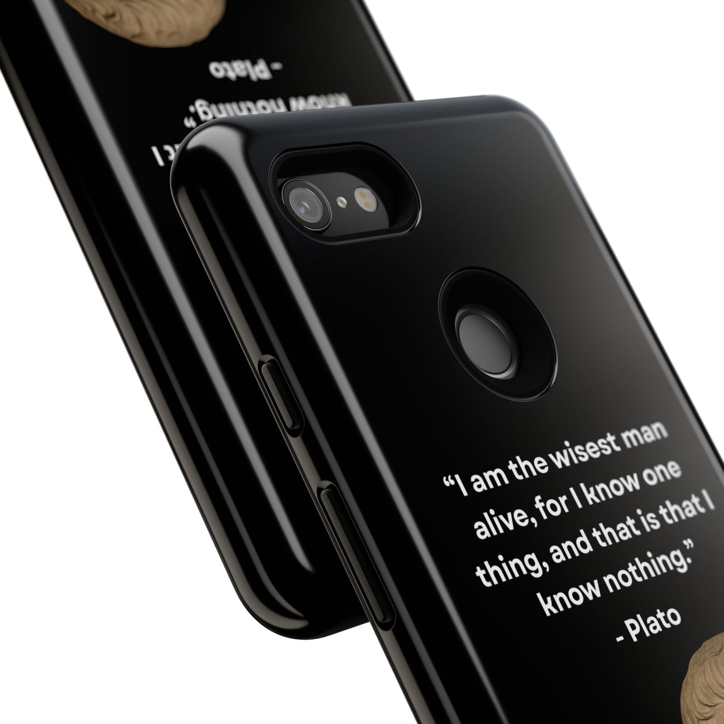 "Know Nothing, Own Wisdom" – Plato Tough Phone Case