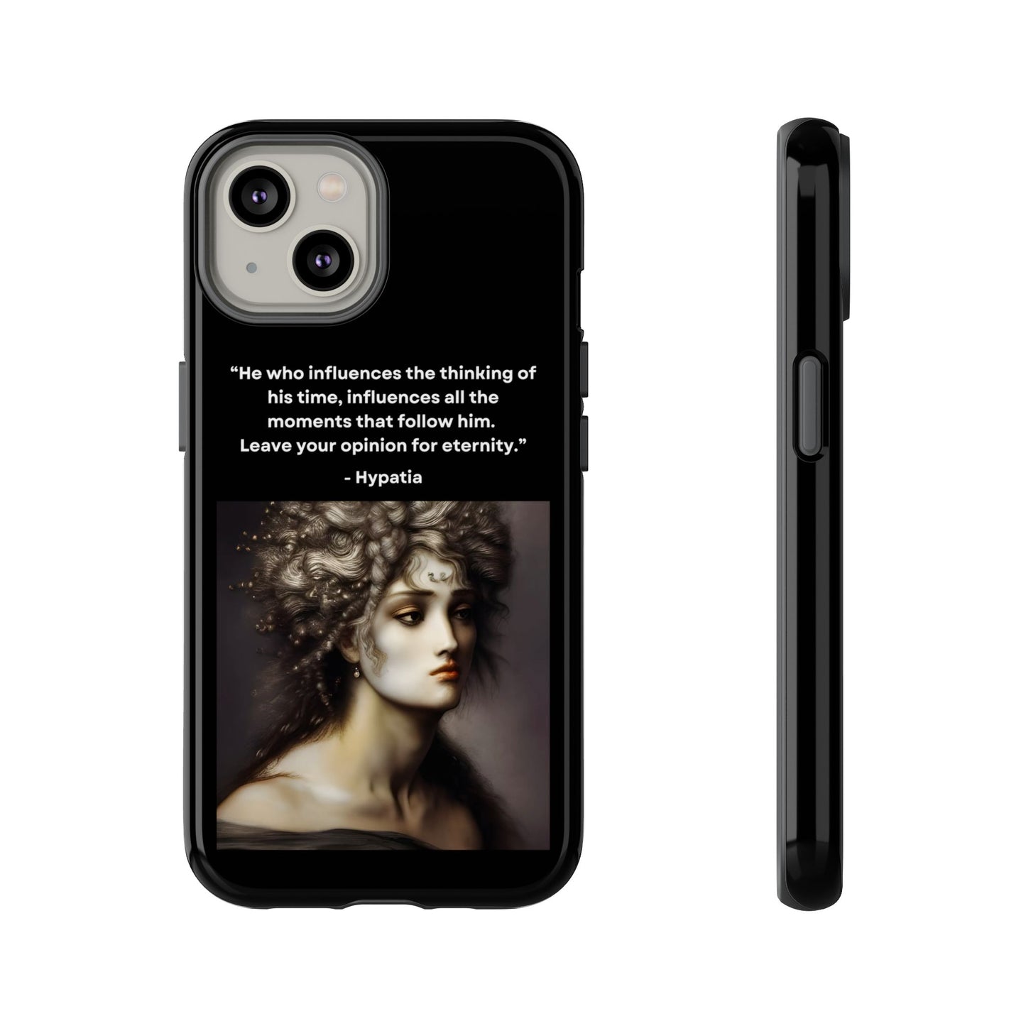 “Leave Your Mark” – Hypatia Quote Tough Phone Case