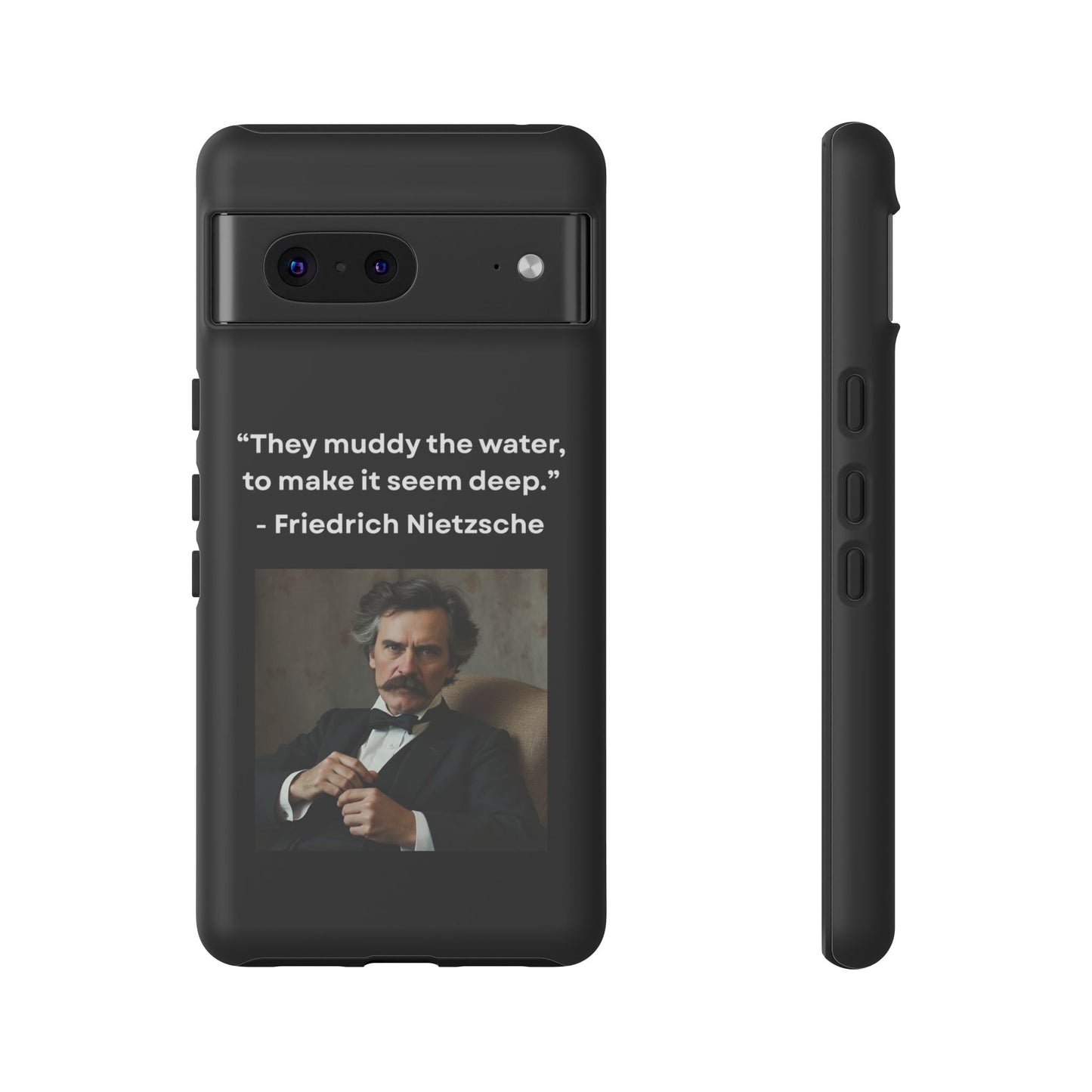 “False Depth” – Friedrich Nietzsche Quote Tough Phone Case